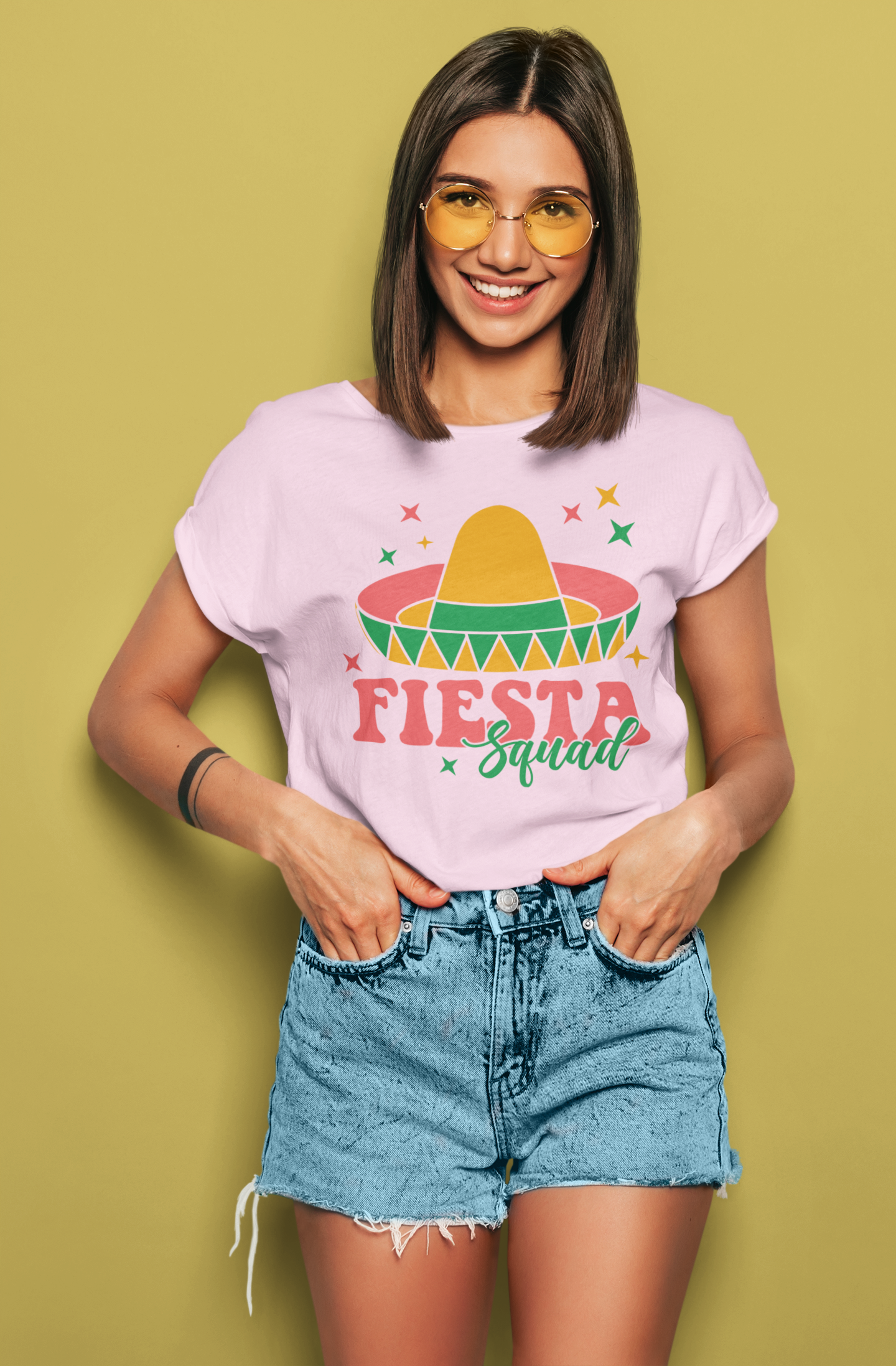 Cinco de Mayo Fiesta Squad Shirt - Celebrate in Style!, Fiesta Squad Graphic Shirt for Cinco de Mayo Celebration