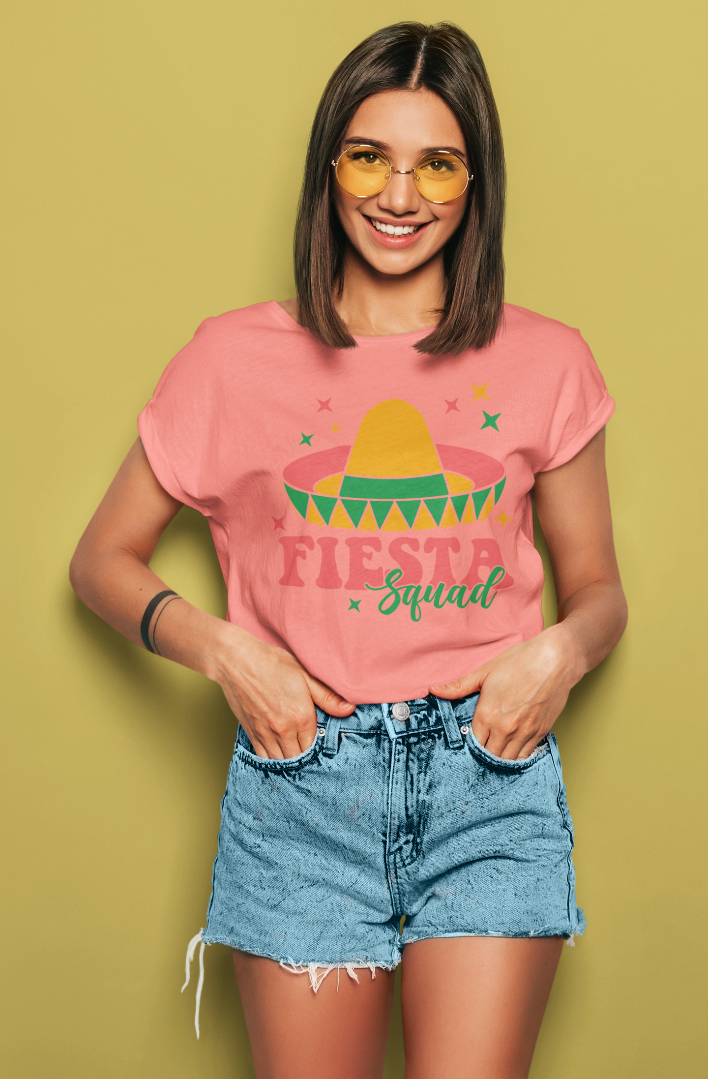 Cinco de Mayo Fiesta Squad Shirt - Celebrate in Style!, Fiesta Squad Graphic Shirt for Cinco de Mayo Celebration