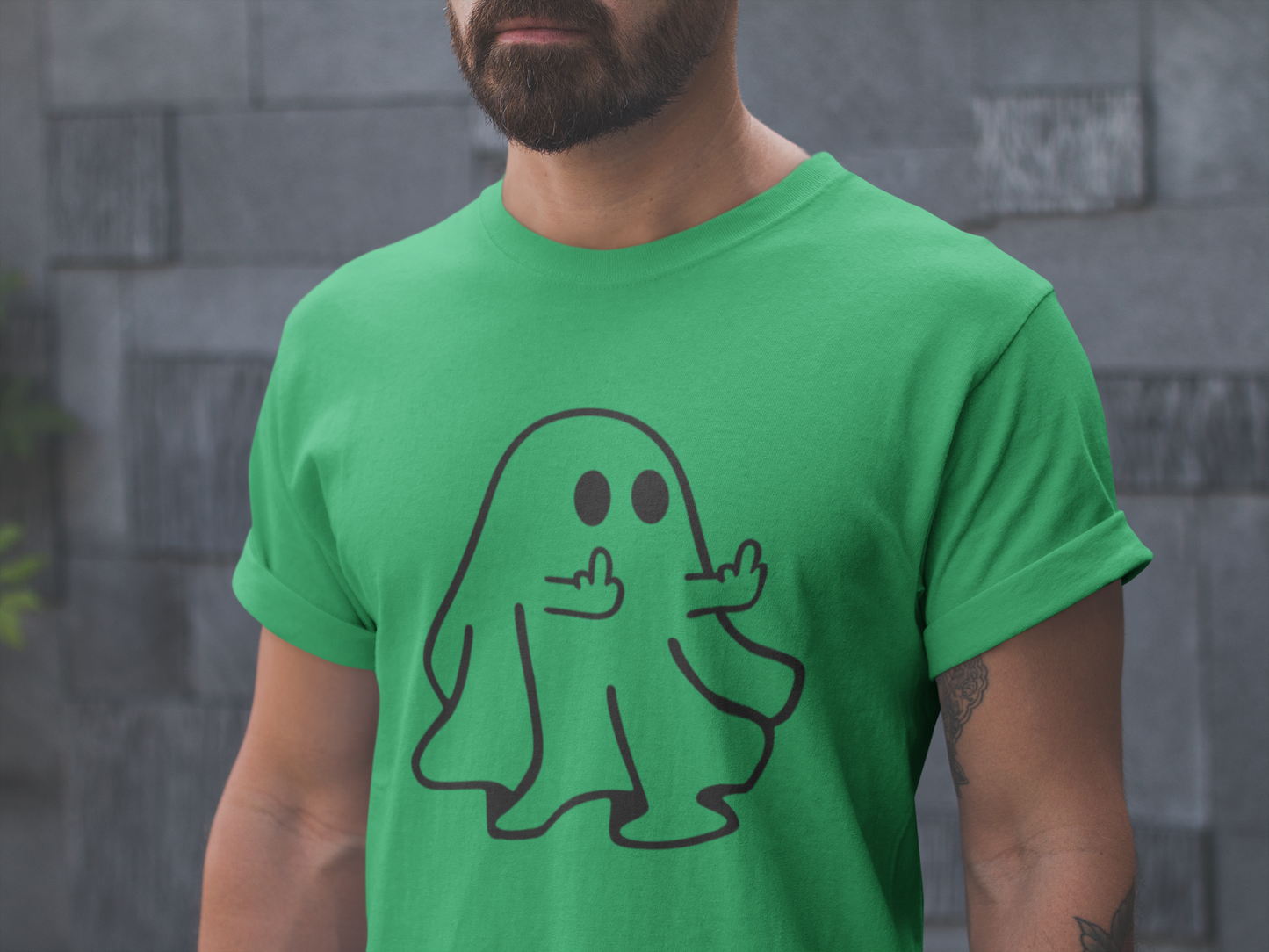 Ghost Middle Finger shirt, Halloween Crewneck, Halloween Ghost Hoodie, Spooky Season