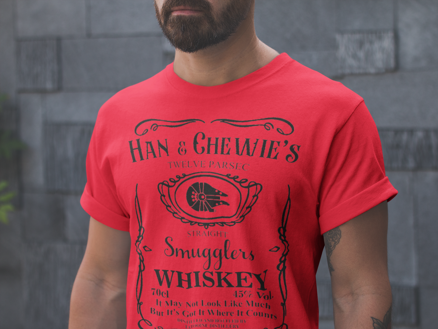 Han and Chewie's Smuggler Whiskey - Galactic Whimsy Shirt, Space Dad Shirt, Sci-fi Dad Tee, Funny Galaxy Tee, Father's Day Humor Top