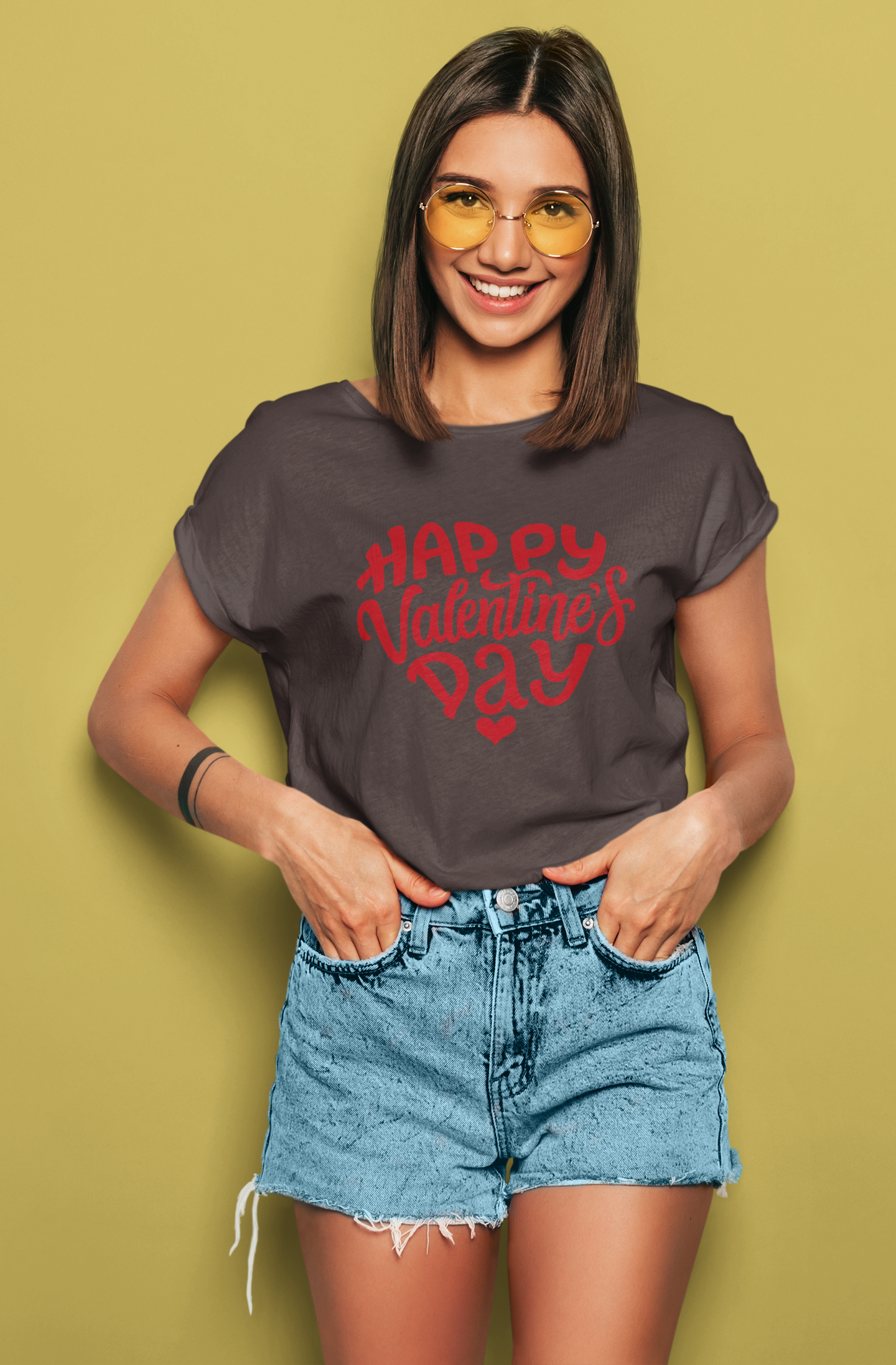 Heartfelt Style: Happy Valentine's Day Sweatshirt, Cute Heart Shirt, Womens Valentines Day Sweatshirt, Valentine Sweatshirt, Valentines Tee