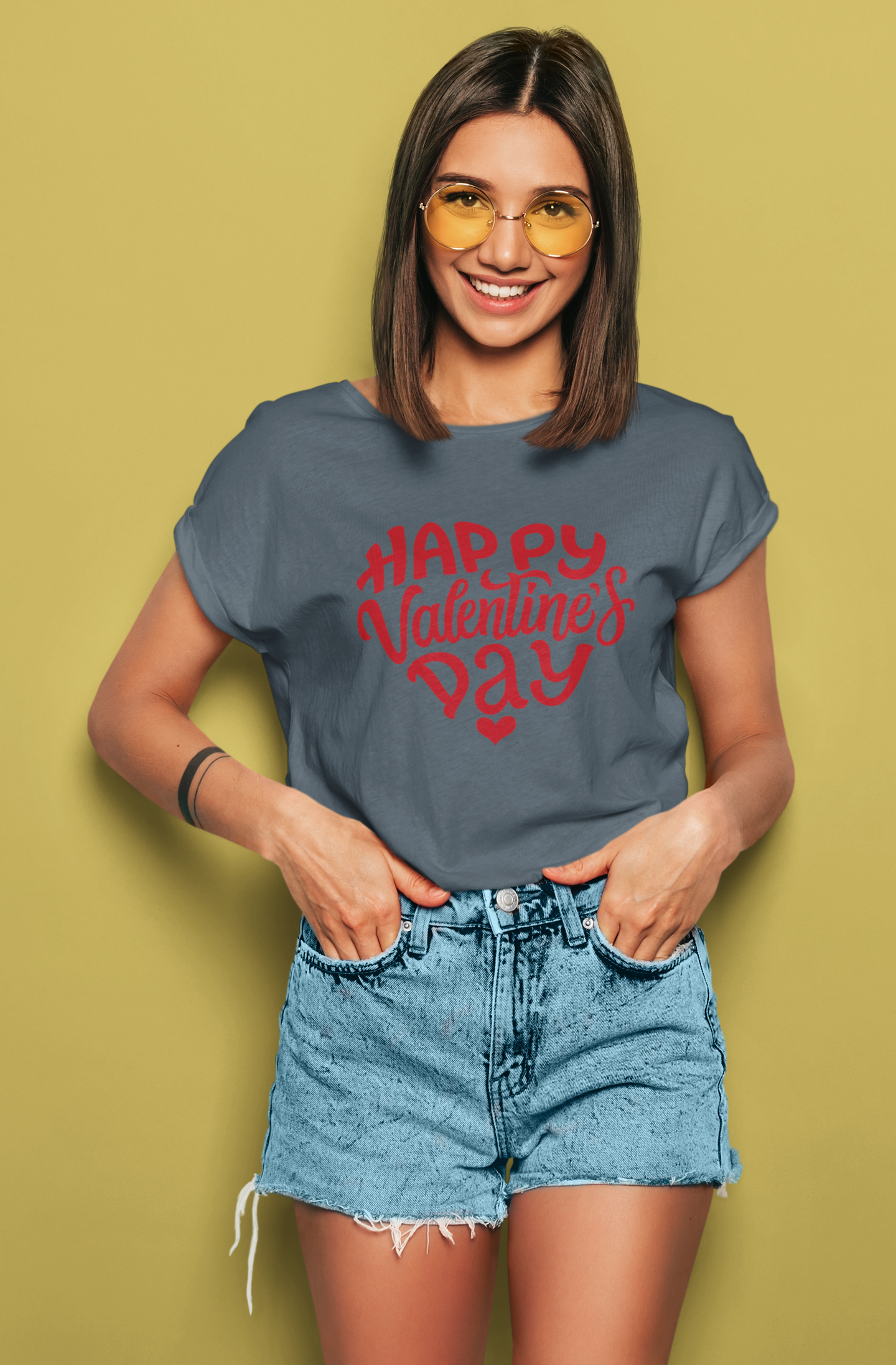 Heartfelt Style: Happy Valentine's Day Sweatshirt, Cute Heart Shirt, Womens Valentines Day Sweatshirt, Valentine Sweatshirt, Valentines Tee