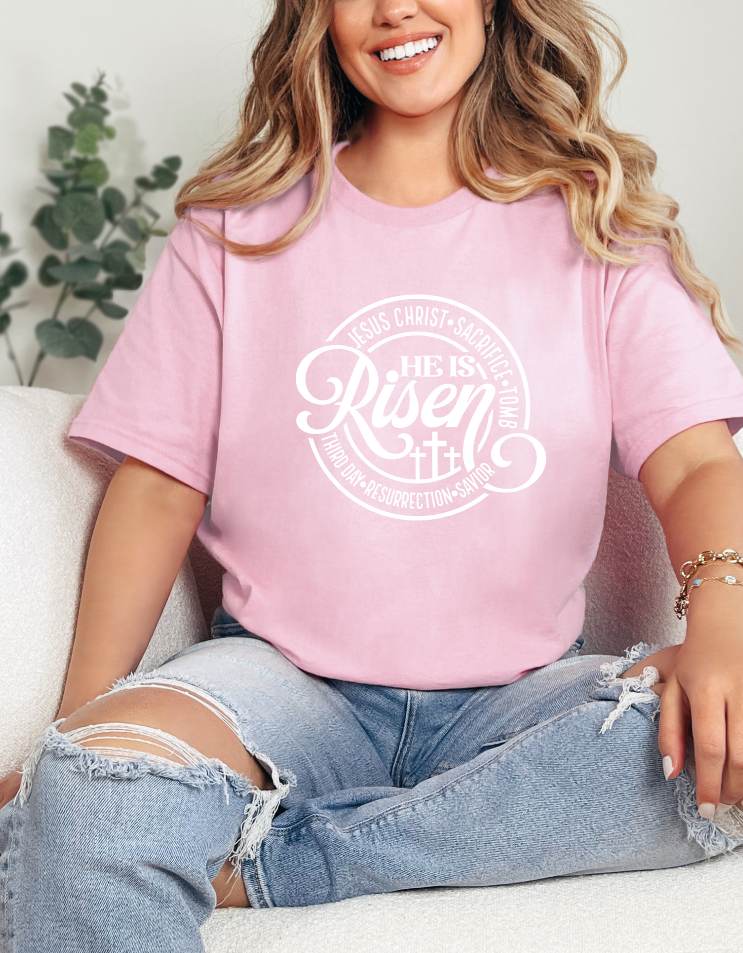 He Is Risen shirt, Jesus shirt, nspirational shirt, Christian shirt, Easter shirt, Gift For Easter, Sunday Shirt, Easter Is For Jesus