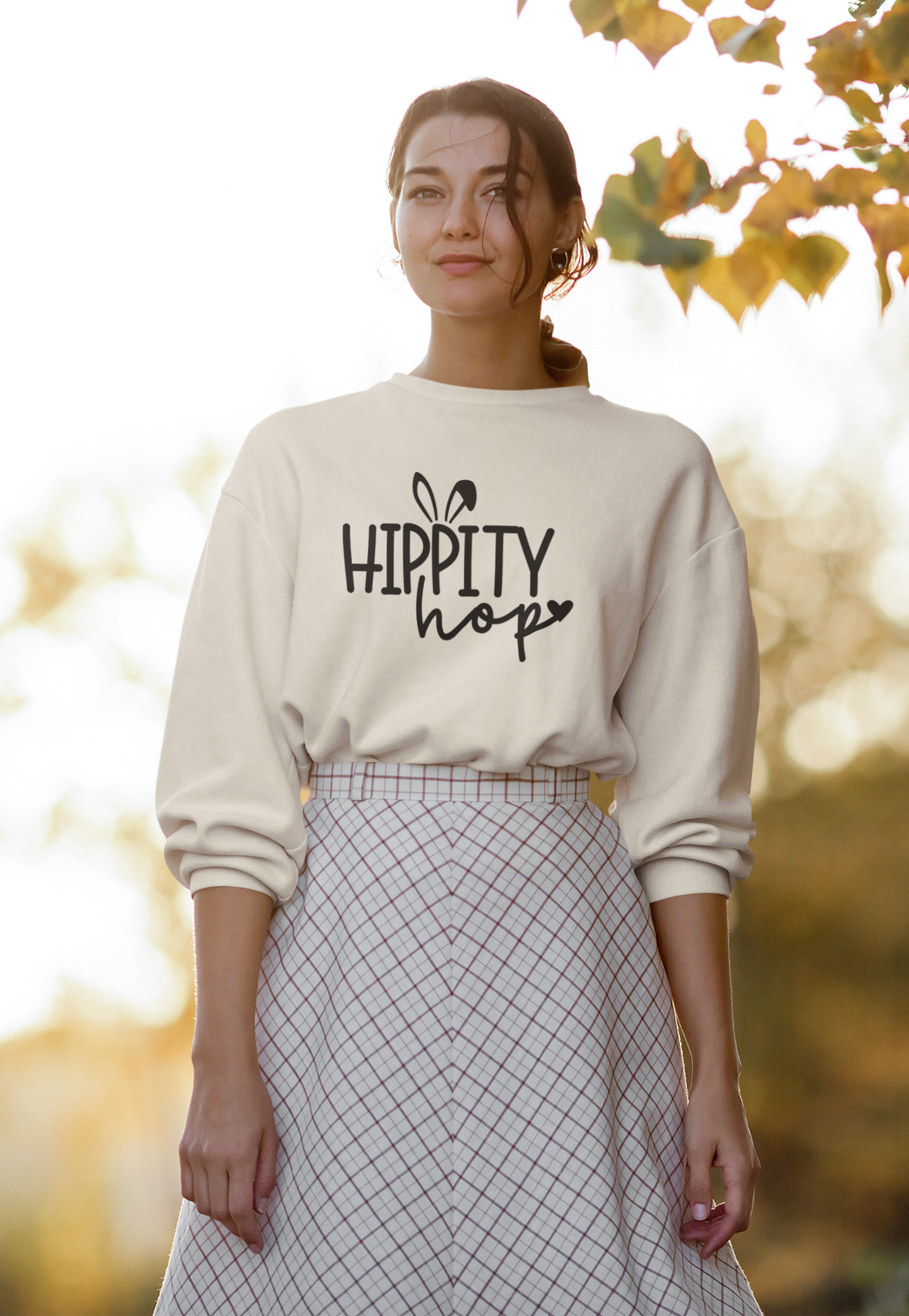 Hippity Hop Sweatshirt, Funny Bunny T-Shirt, Cute Easter Peeps Shirt, Trendy Easter Day Outfit, Peeps Easter Holiday Shirt,Easter Family Tee