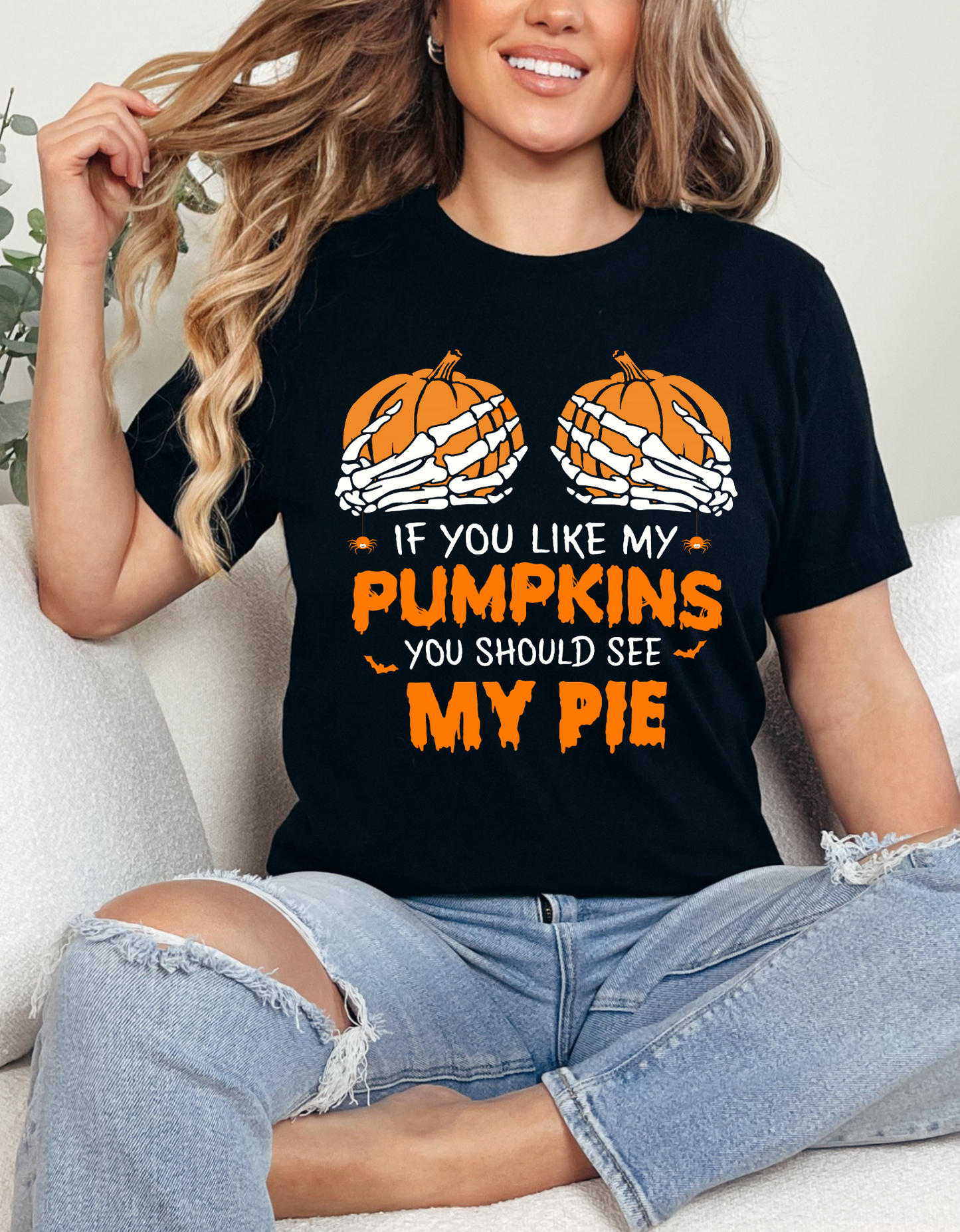 If You Like My Pumpkins You Should See My Pie Shirt, Funny Halloween Shirt, Spooky Shirt