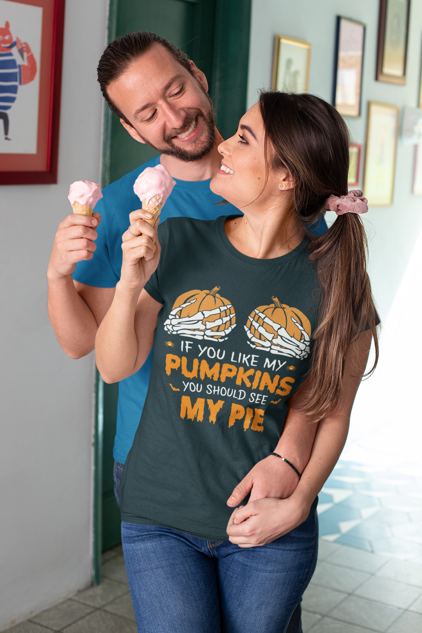 If You Like My Pumpkins You Should See My Pie Shirt, Funny Halloween Shirt, Spooky Shirt