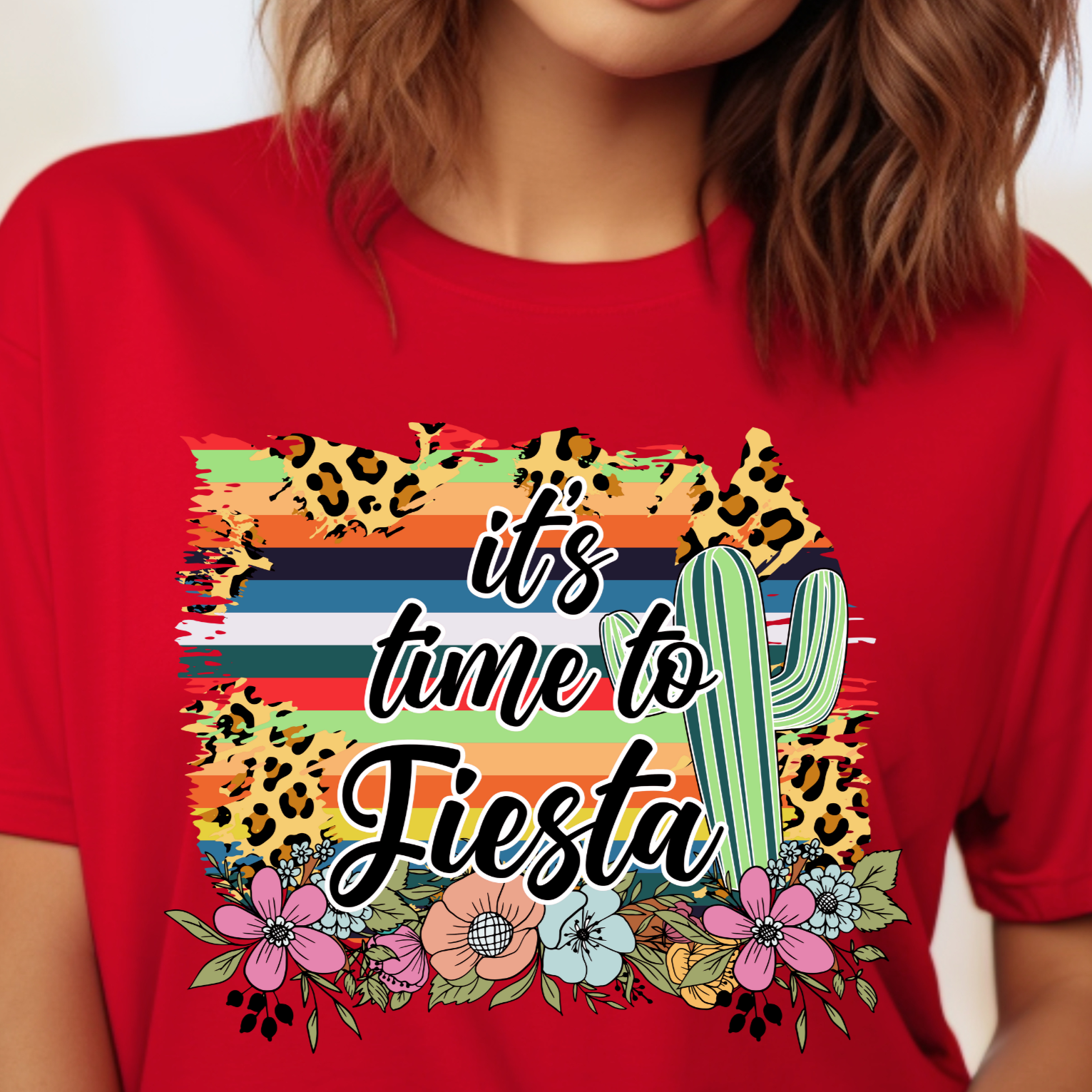 Get Fiesta Ready with our 'It's Time to Fiesta' T-shirt! Celebrate Cinco de Mayo in style with this fun and festive tee. Perfect for adding a splash of excitement to your party ensemble. Because when it comes to fiestas, our shirt sets the tone for a lively celebration! 🎉🌮 #CincodeMayo #FiestaFashion