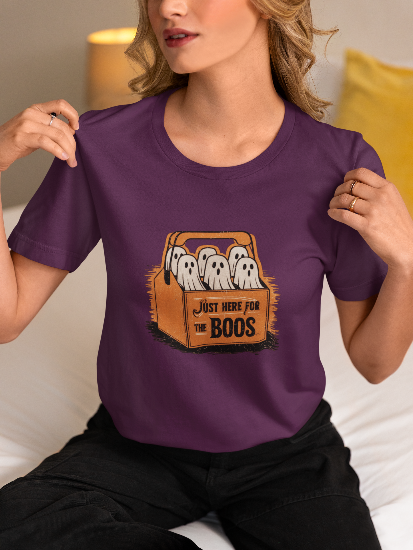 Just Here For The Boos Shirt, Halloween Shirt, Ghost Shirt, Boo Shirt, Funny Halloween Shirt