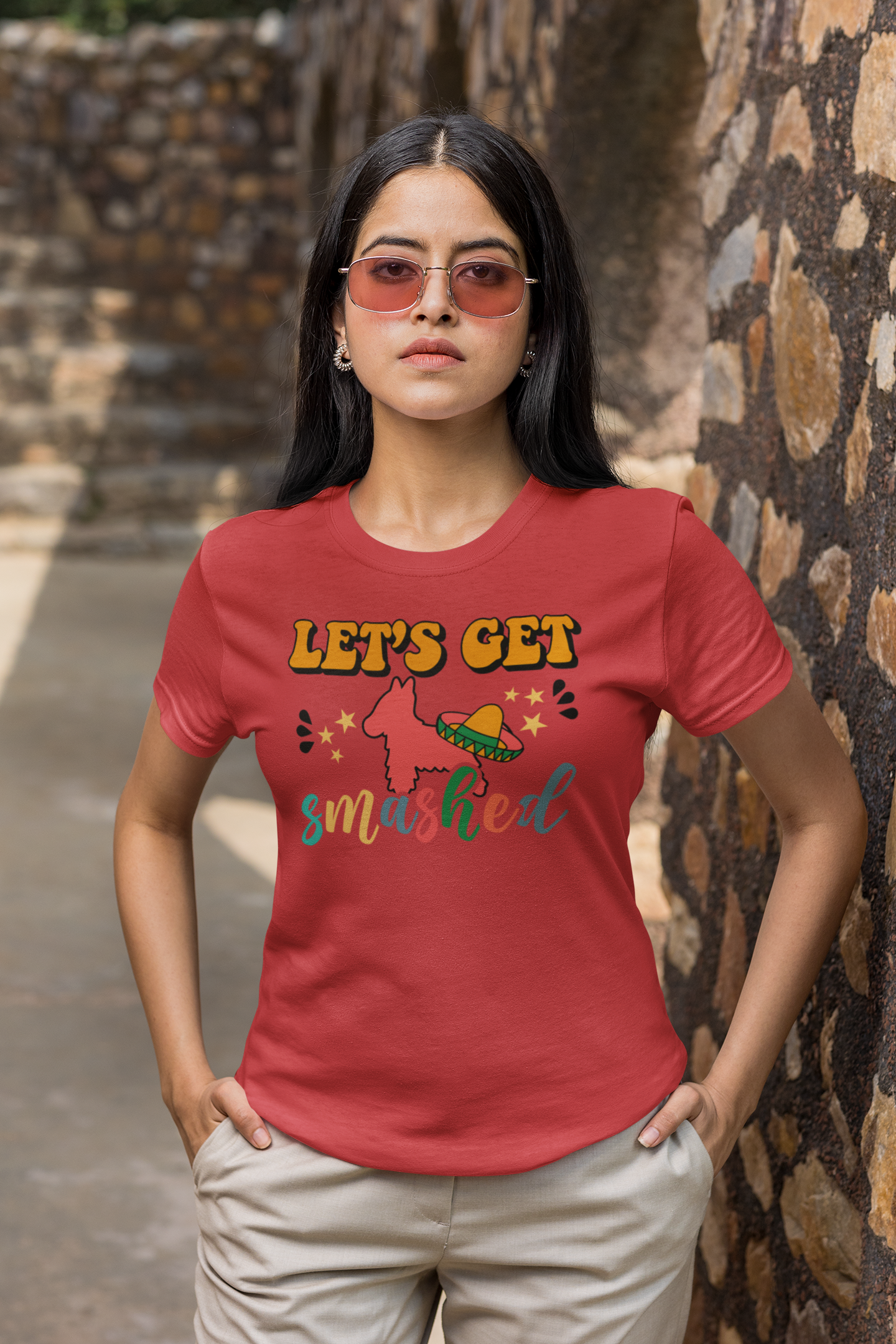 Let's Get Smashed Cinco de Mayo Tshirt, Funny Pinata Tee for Fiesta Lovers, Party Shirt, Let's Get Smashed Tee with Pinata Design