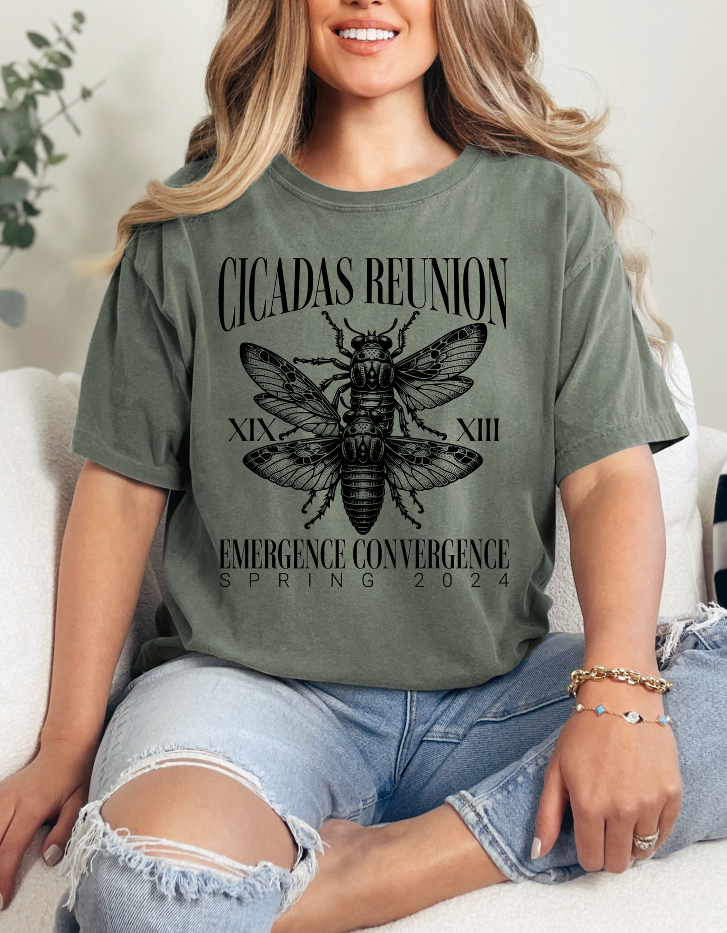 Limited Edition Cicadas Reunion Tshirt for Spring 2024, Cicadas Reunion: Spring 2024 Emergence Tshirt