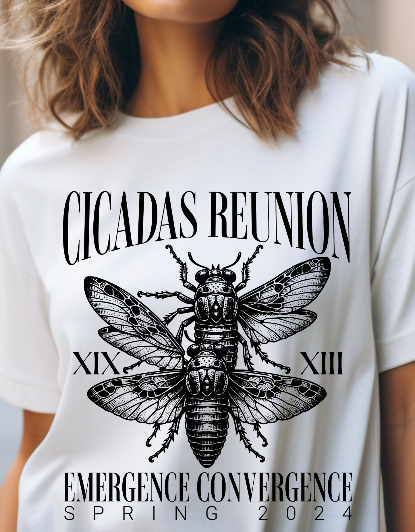 Limited Edition Cicadas Reunion Tshirt for Spring 2024, Cicadas Reunion: Spring 2024 Emergence Tshirt