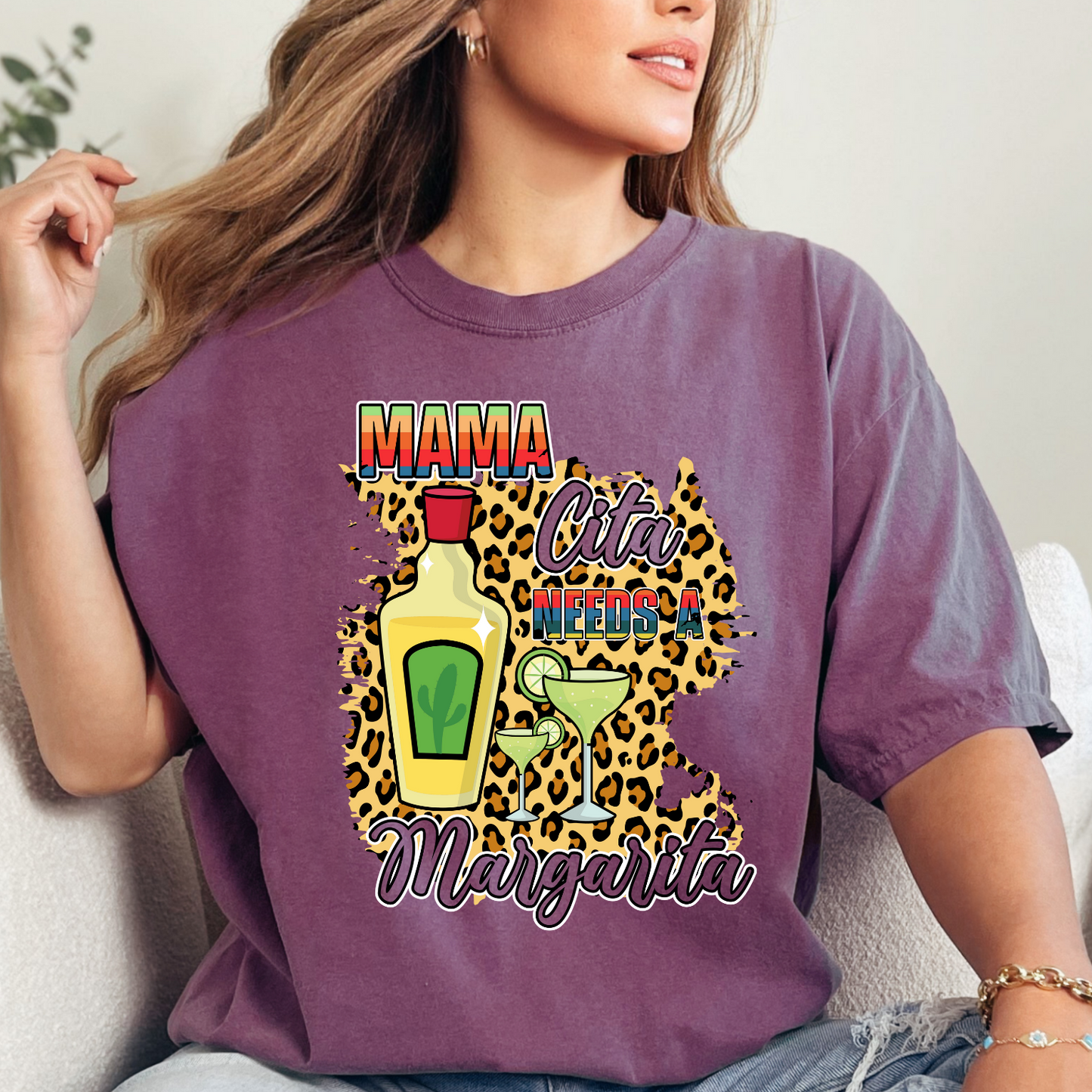 Elevate your fiesta game with our Sassy 'Mamacita Needs a Margarita' Tee! Perfect for Cinco de Mayo celebrations or any day you're craving a little sass and a lot of flavor. Get ready to turn heads and raise your glass in style! 🍹🌶️ #SassyStyle #CincodeMayoVibes