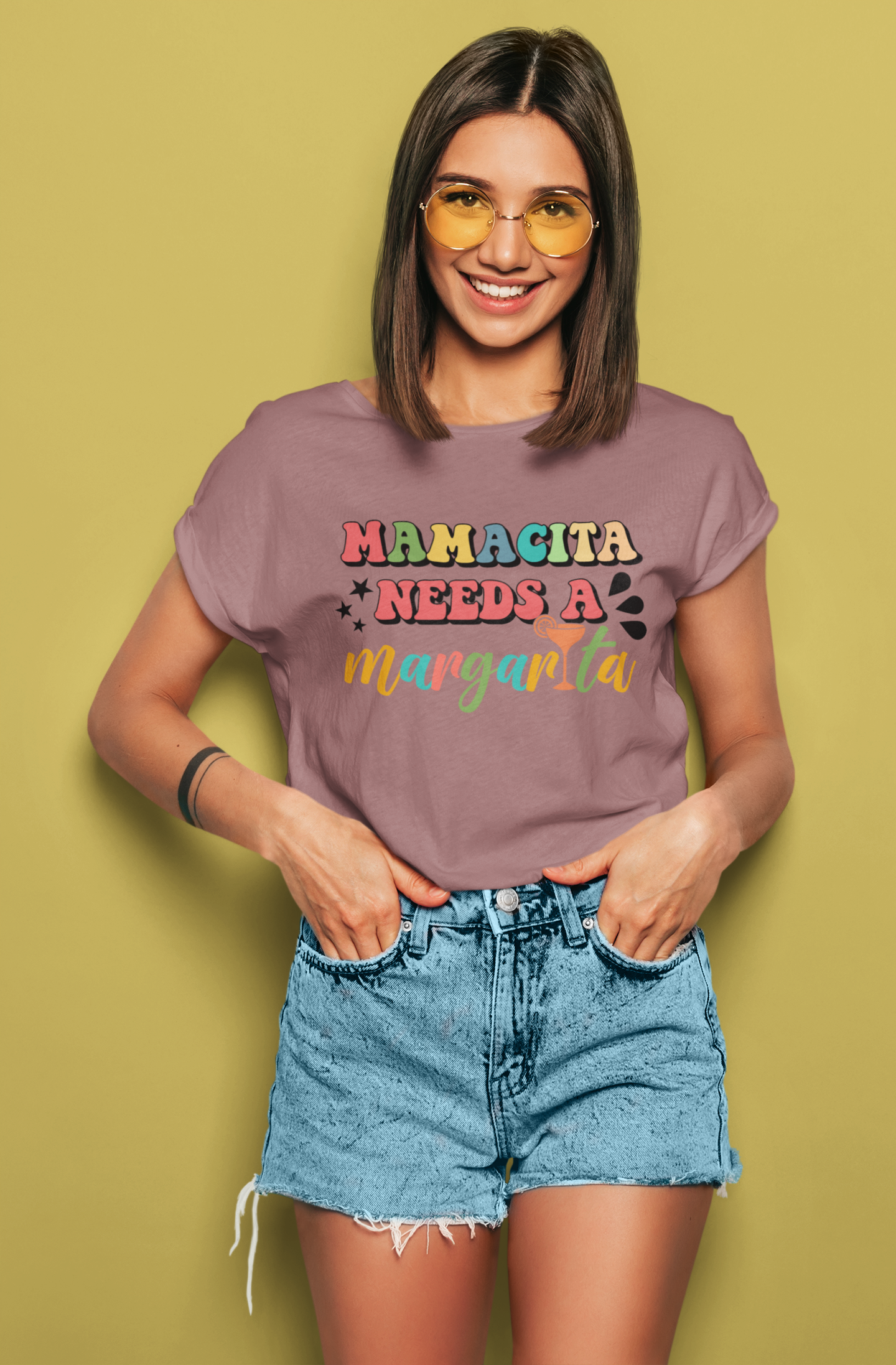 Margarita Lover Gift: Mamacita Needs a Margarita Tee - Funny Mom Shirt, Sassy Mamacita Needs a Margarita Shirt - Tequila Lover Gift