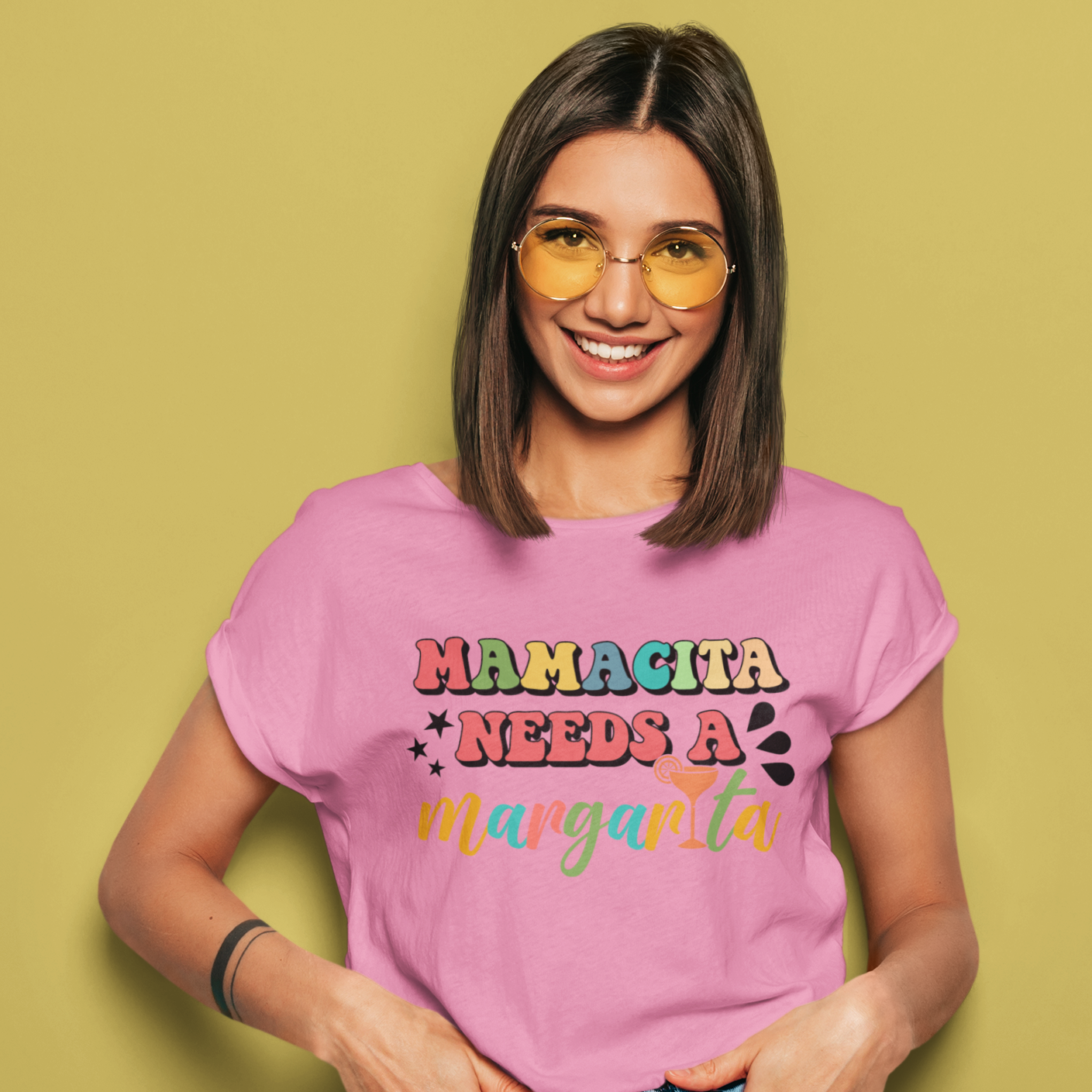 Satisfy your margarita cravings with our catchy 'Mamacita Needs a Margarita' shirt! Perfect for margarita lovers and Cinco de Mayo celebrations, this shirt is a must-have for those who appreciate a good drink. Make a bold statement and embrace the fiesta spirit with this fun and playful design. Because when it's time to celebrate, every sip is a taste of Mexico!