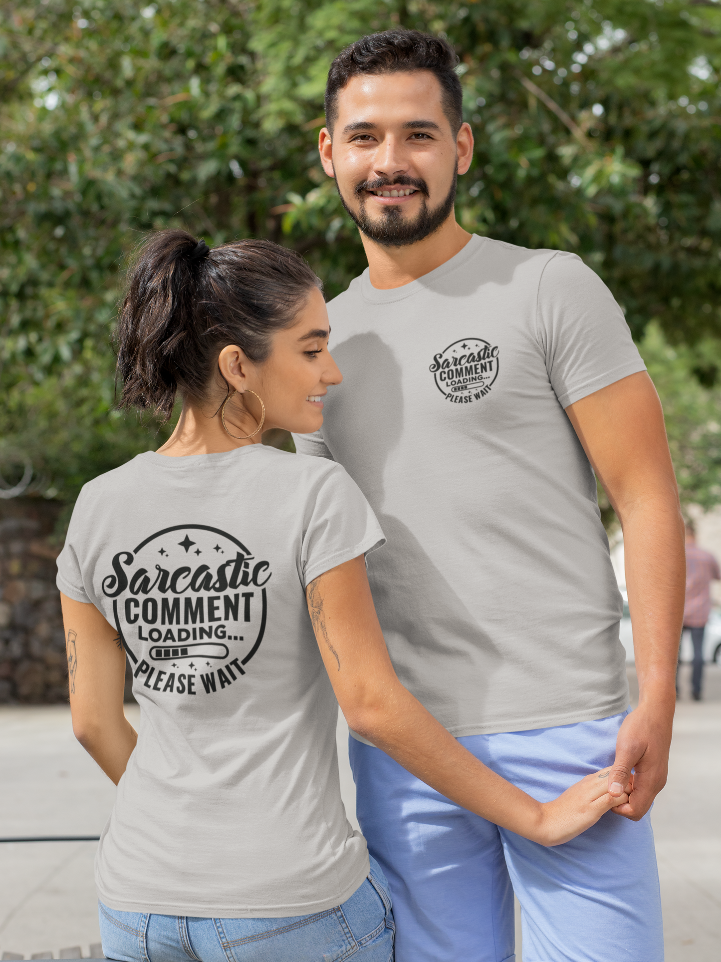 Sarcastic Comment Loading Tee - Humorous Shirt for Witty Banter Fans, Sassy Statement Tee -  Graphic T-Shirt