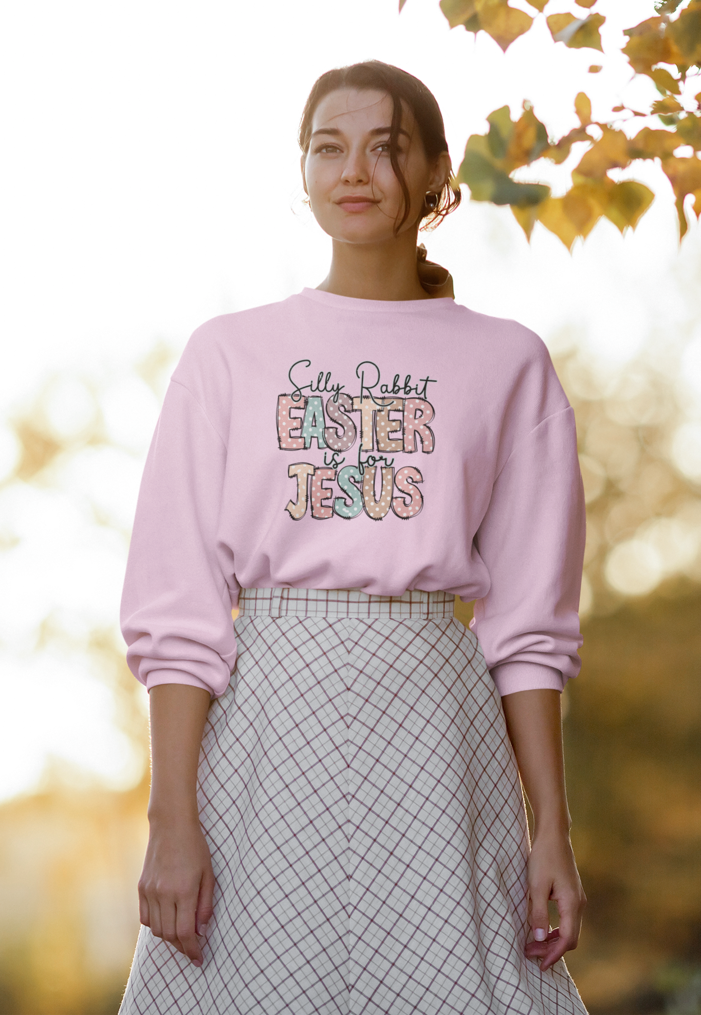 Silly Rabbit Easter Is For Jesus Sweatshirt, Jesus Shirt,Inspirational Shirt,Rabbit Shirt,Easter Shirt,Gift For Easter,Silly Rabbit Easter Is For Jesus Shirt,Bunny, Christian Sweatshirt