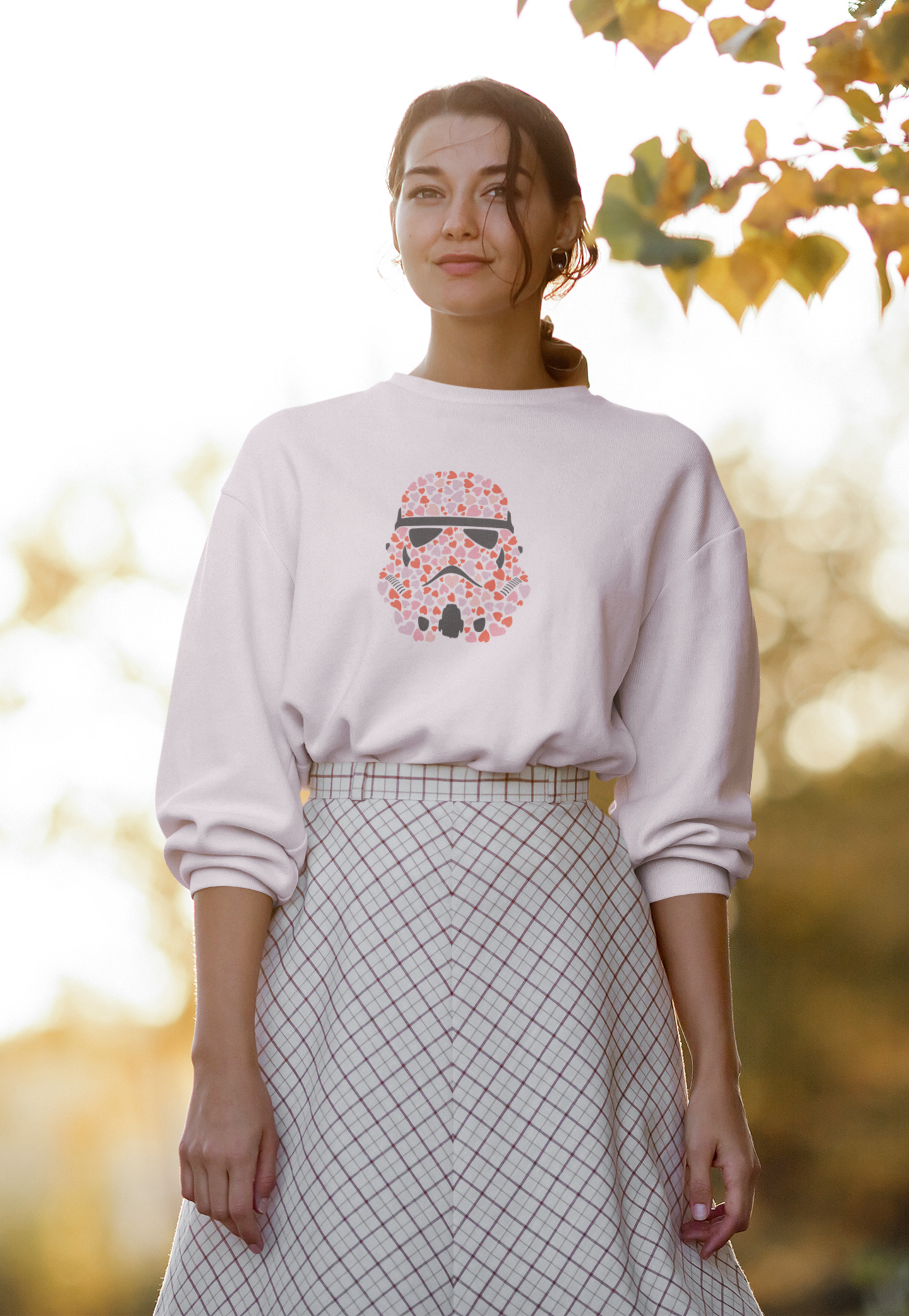 Stormtrooper Valentine Sweatshirt, Love Stormtrooper Hearts Valentine Shirt or Sweatshirt, Star Wars Valentine Shirt, Force Sweatshirt