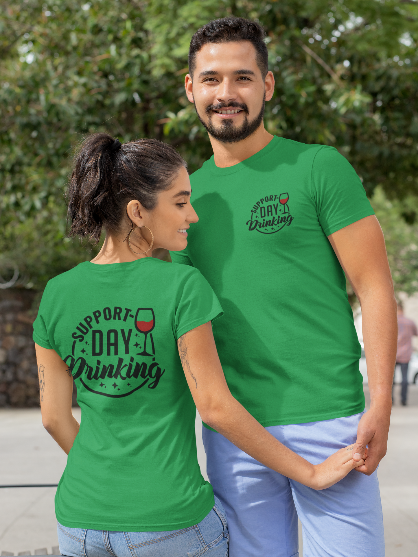 Support Day Drinking Graphic Tee - Cheers to Summer Sunrise Cocktails, Funny Support Day Drinking Tshirt - Novelty Tee for Happy Hour Lovers