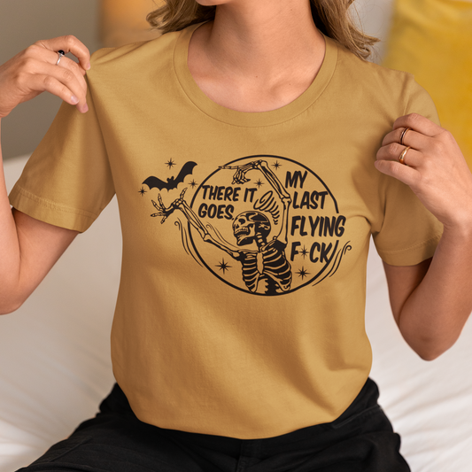 There It Goes, My Last Funny Halloween Shirt, Bat Shirt, Swearing Shirt, My Last Flying Fancy Shirt, Funny Shirts,Vintage Halloween Shirt