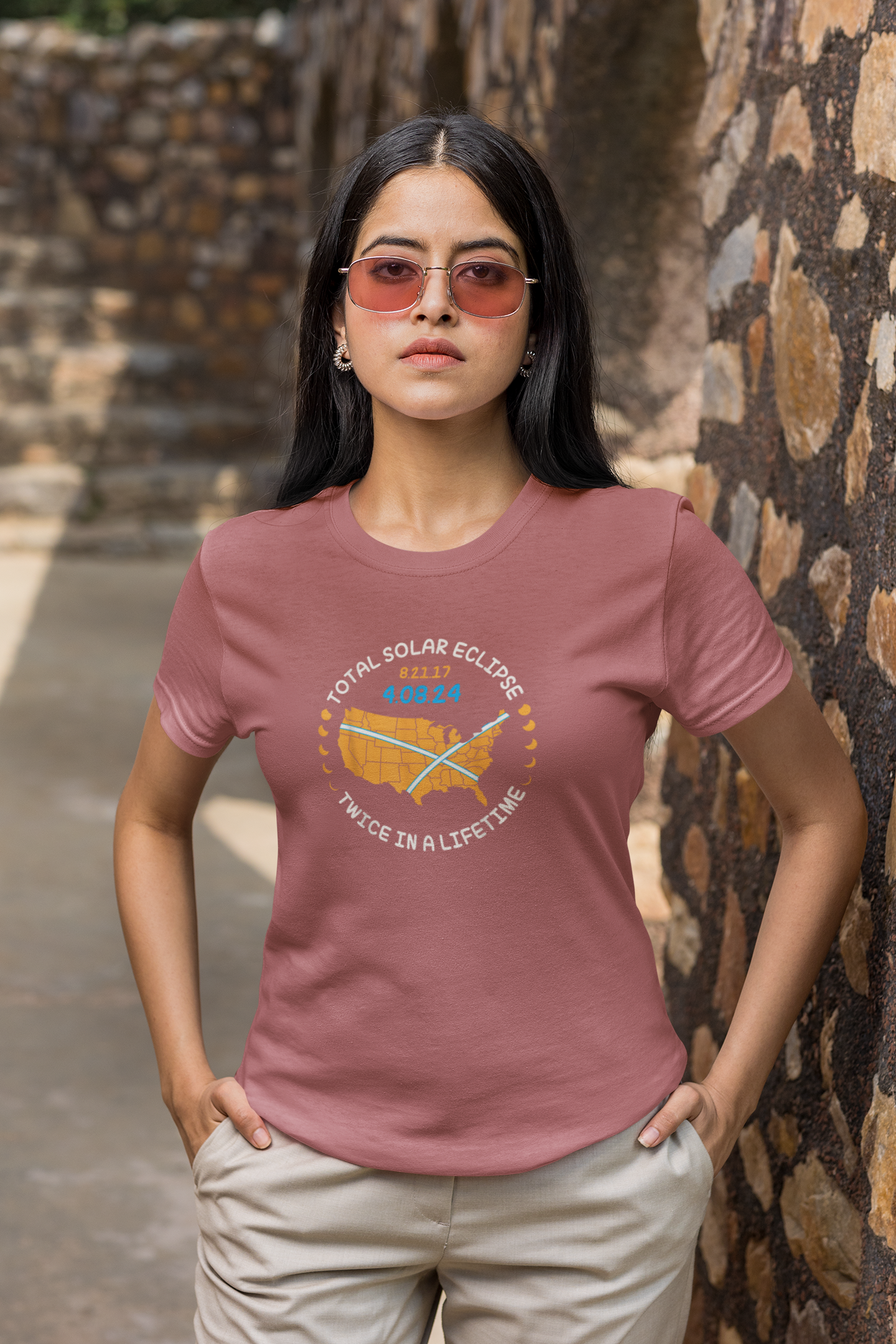 Twice in a LifeTime Eclipse Shirt - Comfort Colors 1717 Path of Totality Tee, Limited Edition Tshirt - Path of Totality Eclipse Tee