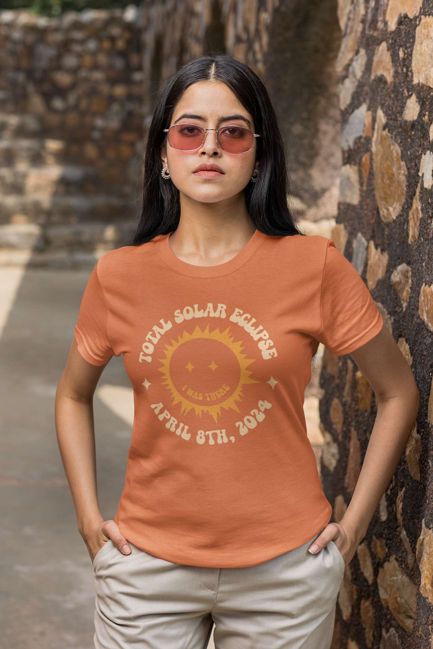 Collectible Eclipse Memorabilia, Retro Total Solar Eclipse Tee in Comfort Colors 1717, Vintage Retro Total Solar Eclipse Tee  'I was there'