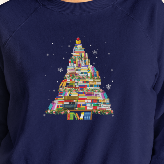 Christmas Book Tree Shirt, Christmas Gift,Book Lovers Christmas Gift,Bookworm Christmas Shirt,Gift For Teachers,School Christmas,Xmas Tee