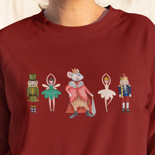 Nutcracker Sweatshirt, Christmas Sweatshirt, Sugar Plum Fairy Shirt, Christmas Sweater, Christmas Shirt, Xmas Shirt, Christmas Gift, Womens