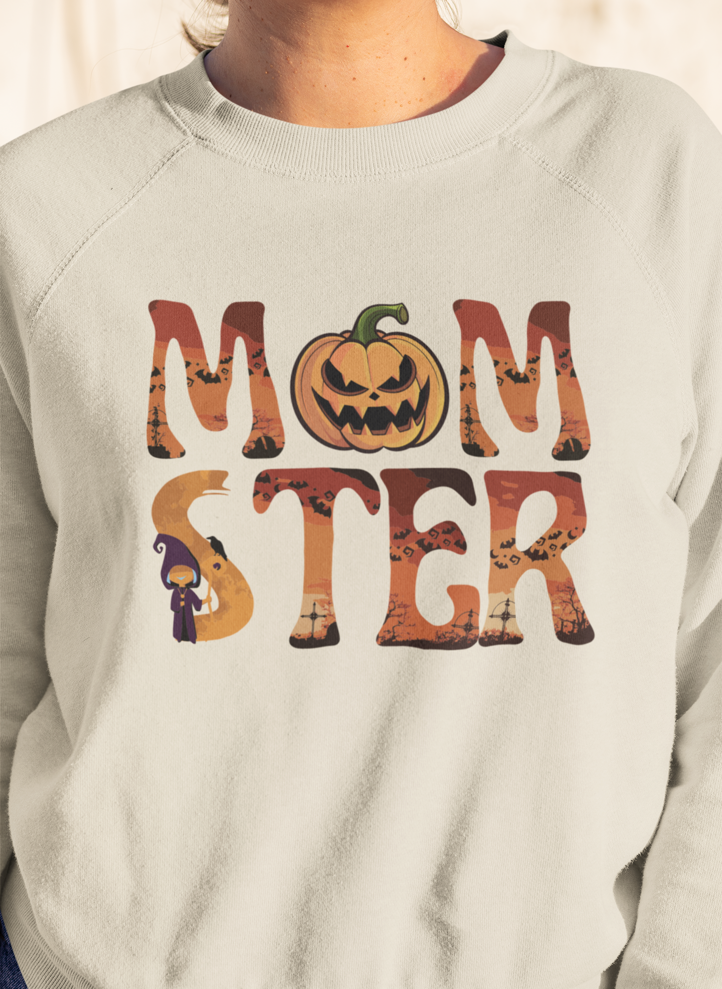 Momster Halloween Shirt, Halloween Sweatshirt, Fall Sweatshirt Spooky Season TShirt, Fall Shirts for Women Momster Sweatshirt Momster Shirt