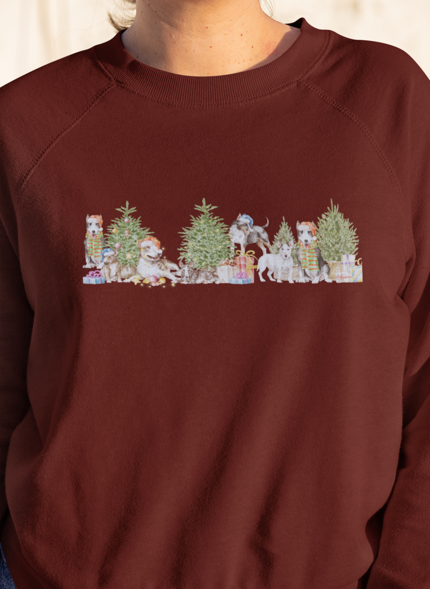 Christmas Dogs Sweatshirt, Dog Mom Shirt, Christmas Dogs Sweatshirt, Dogs Sweatshirt, Puppies Shirt, Christmas Sweatshirt, Christmas Shirt