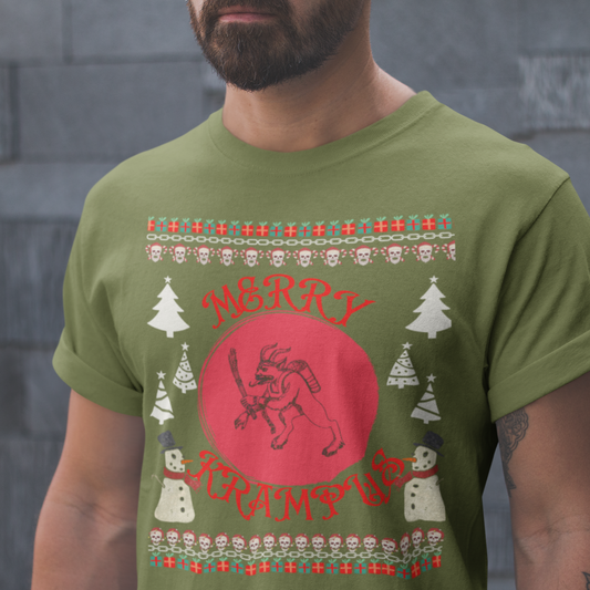 Krampus Ugly Christmas shirt, Christmas, Saint Nicholas, Chains, Austria, Croatia, Hungary, Germany, Goat shirt, Merry Krampus