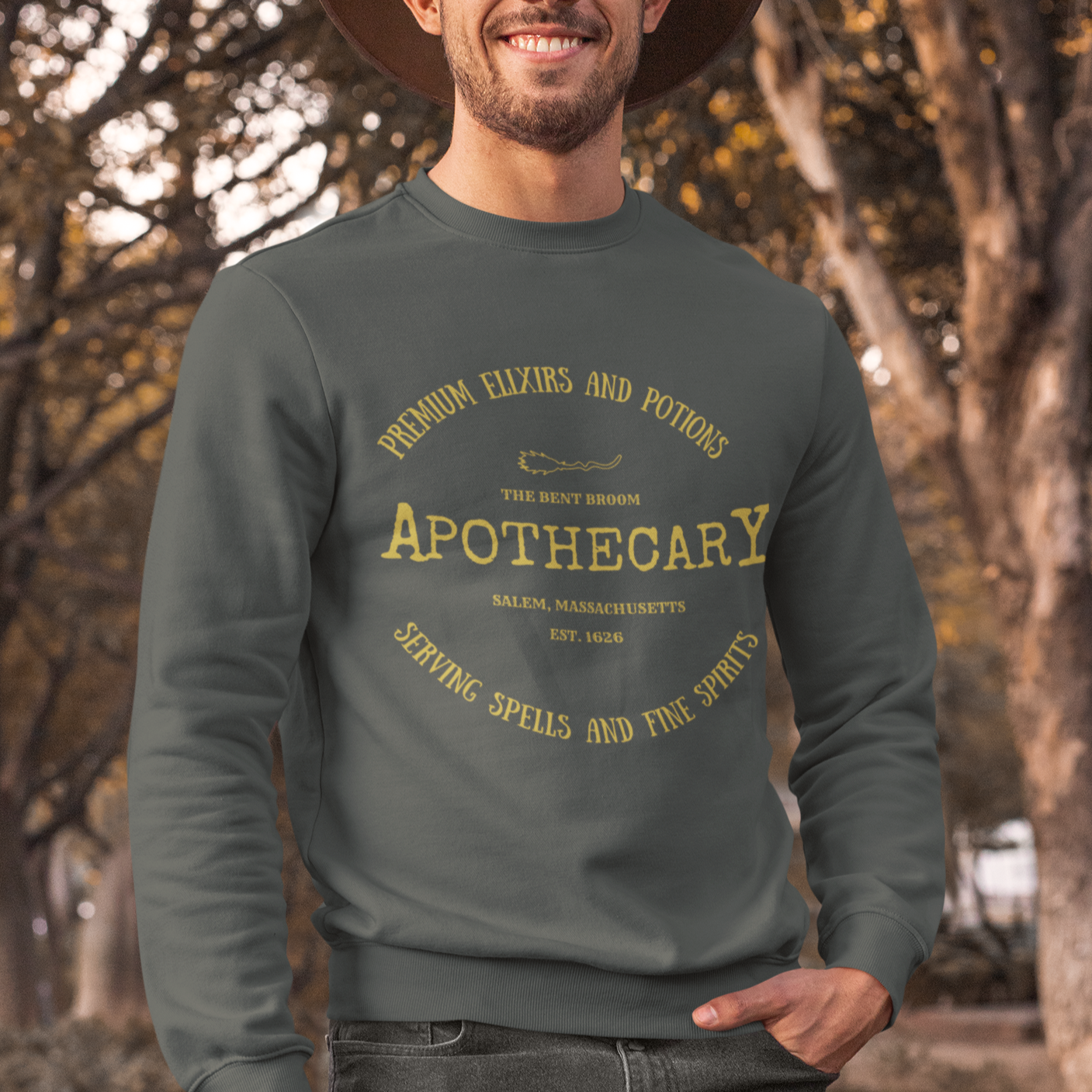 Apothecary Sweatshirt, Retro Sweatshirt, Cute Sweatshirt, Halloween Sweatshirt, Womens' Halloween, Spooky Sweatshirt, Scary Halloween Party