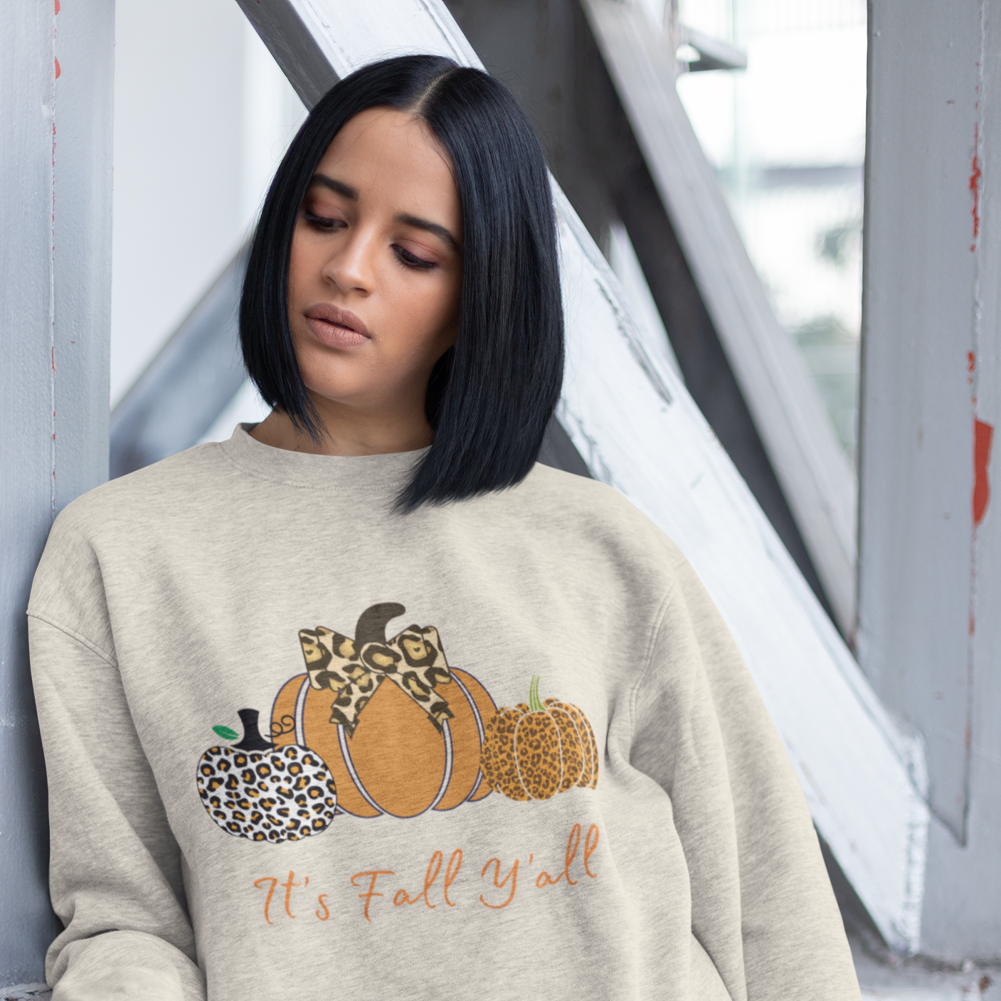 Its Fall Yall Sweatshirt for Women, Halloween Sweatshirt, Fall Shirts Pumpkin Shirt, Fall Crewneck Womens Thanksgiving Shirt, Pumpkin Shirt