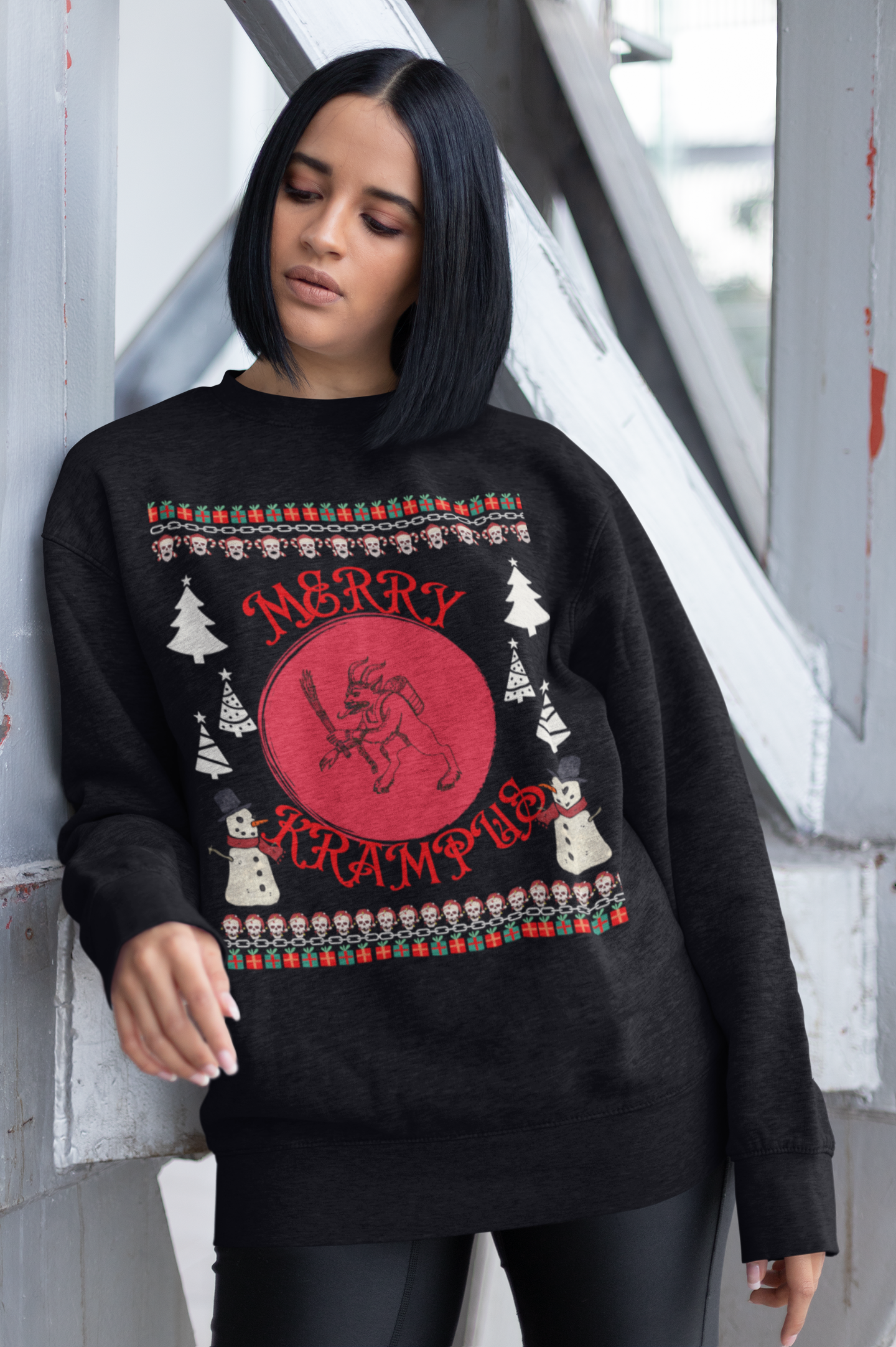 Krampus Sweatshirt, Merry Krampus Christmas Sweatshirt, Krampus Ugly Christmas Sweater, Krampus Sweatshirt, Krampus Shirt, Krampus Gifts