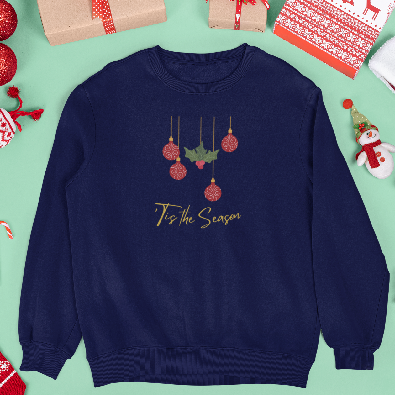 Tis The Season Sweatshirt, Christmas Tis The Season Sweatshirt, Merry Christmas Sweatshirt, Christmas Sweatshirt, Cute Winter Sweatshirt