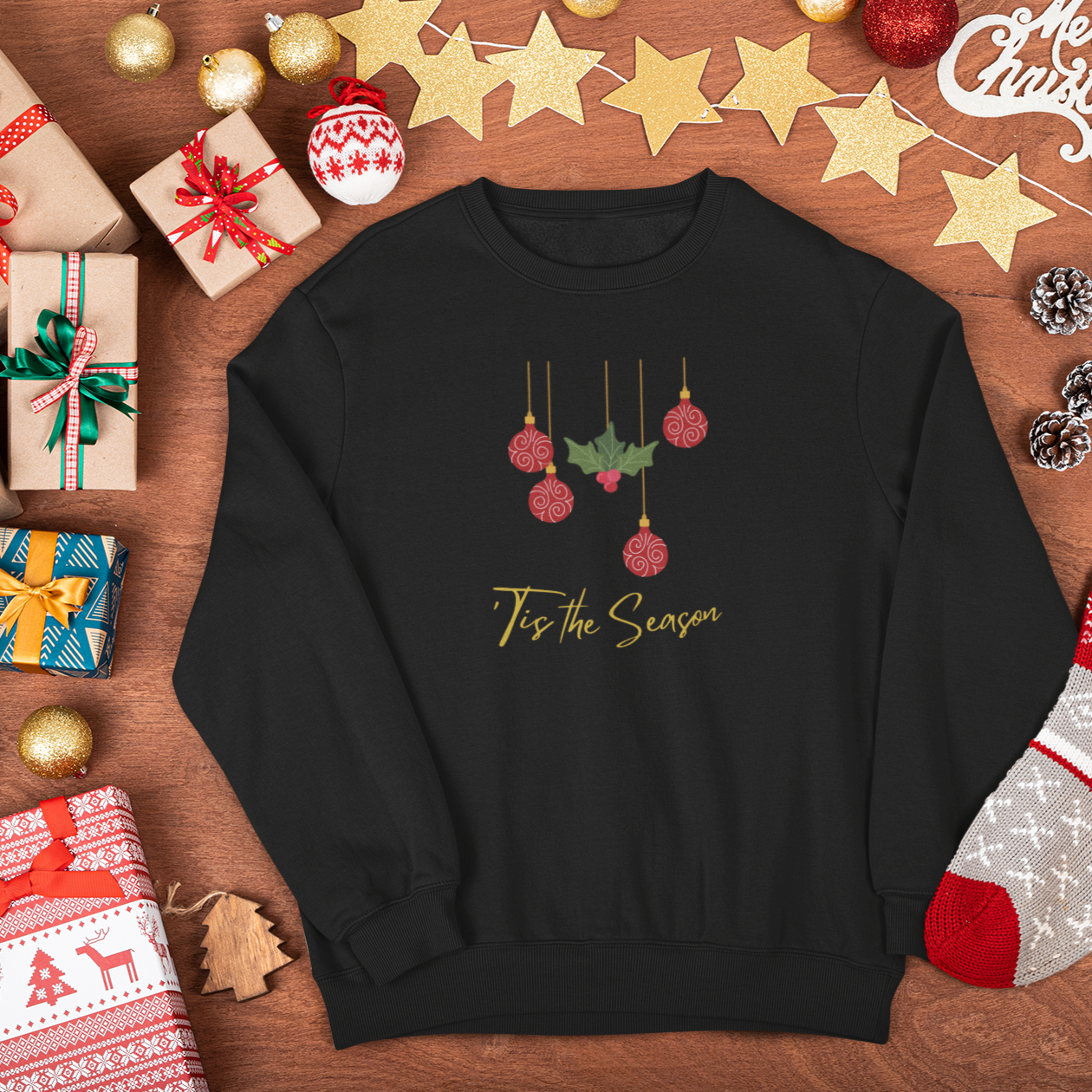 Tis The Season Sweatshirt, Christmas Tis The Season Sweatshirt, Merry Christmas Sweatshirt, Christmas Sweatshirt, Cute Winter Sweatshirt