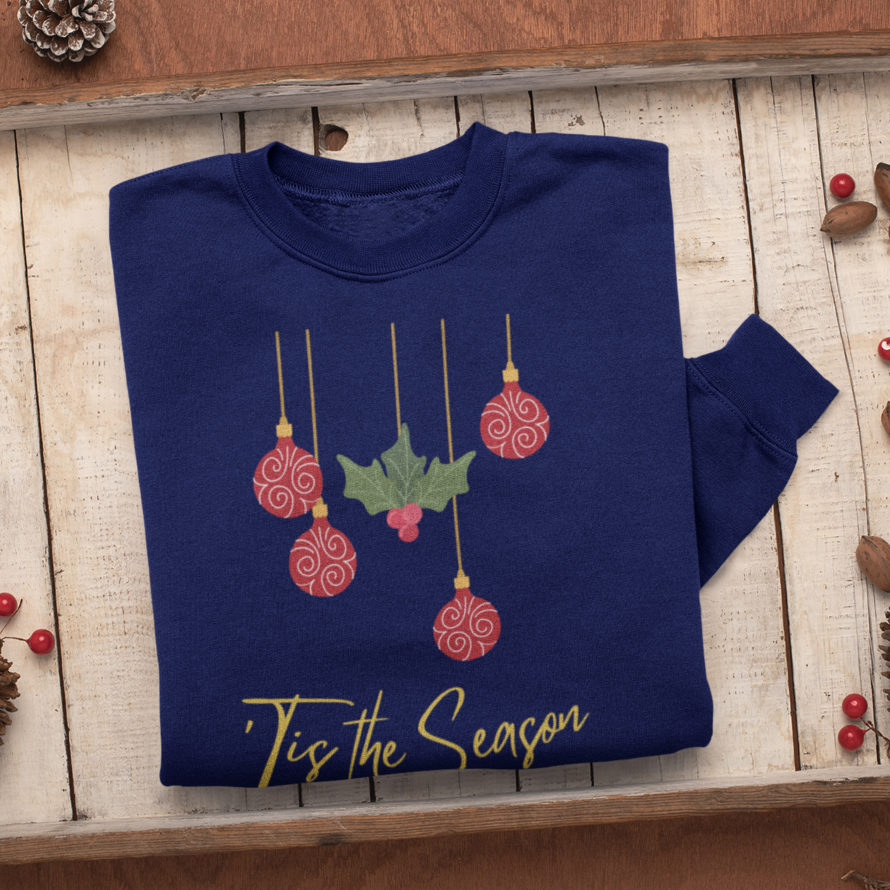 Tis The Season Sweatshirt, Christmas Tis The Season Sweatshirt, Merry Christmas Sweatshirt, Christmas Sweatshirt, Cute Winter Sweatshirt