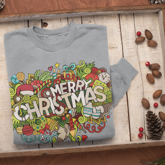 Merry Christmas Sweatshirt, Christmas Trees Shirt, Christmas Tee, Christmas Sweatshirt, Cute Christmas Shirt, Christmas Gift, Christmas Tree