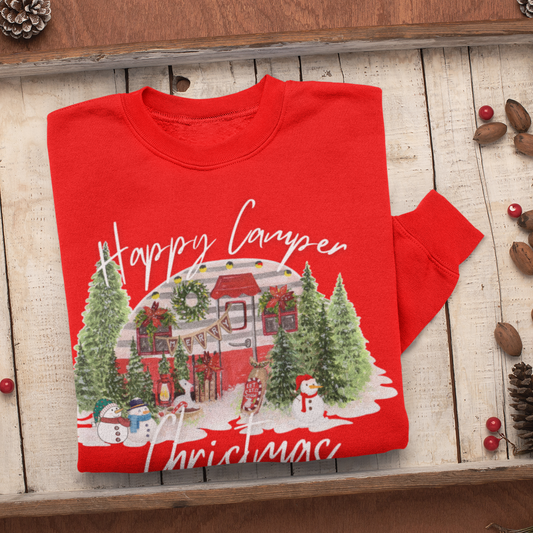 Christmas Caravan Tshirt, Christmas Tree Camper Shirt, Christmas Gift for Camper, Merry Christmas, Camper Shirt, Holiday Adventure