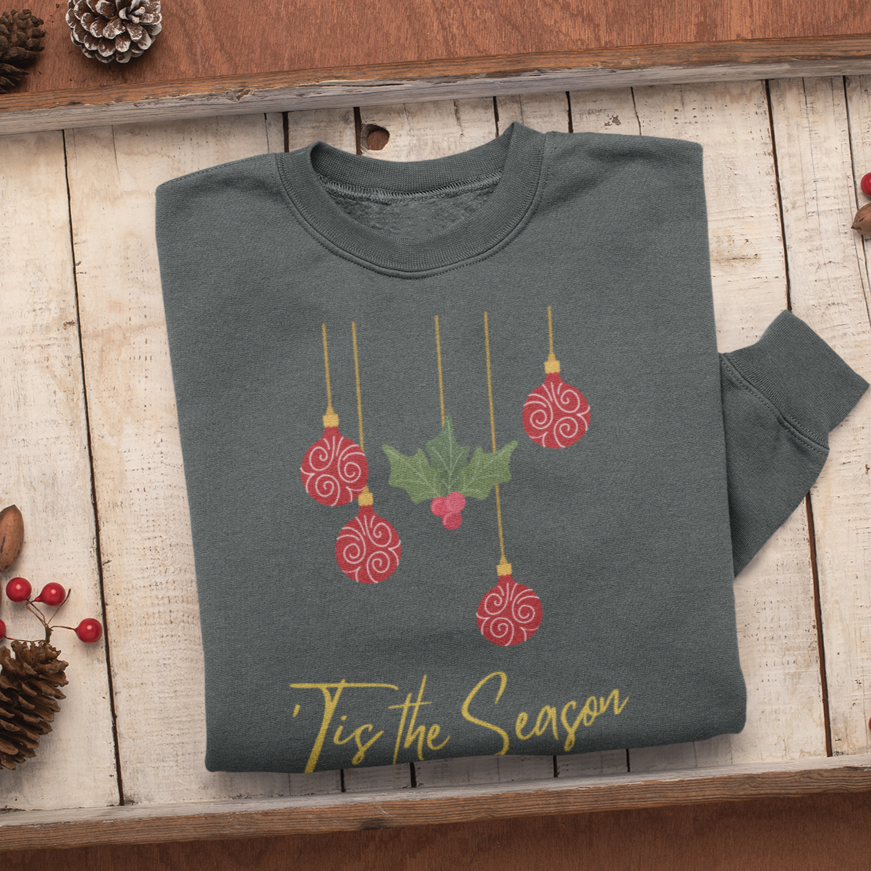 Tis The Season Sweatshirt, Christmas Tis The Season Sweatshirt, Merry Christmas Sweatshirt, Christmas Sweatshirt, Cute Winter Sweatshirt