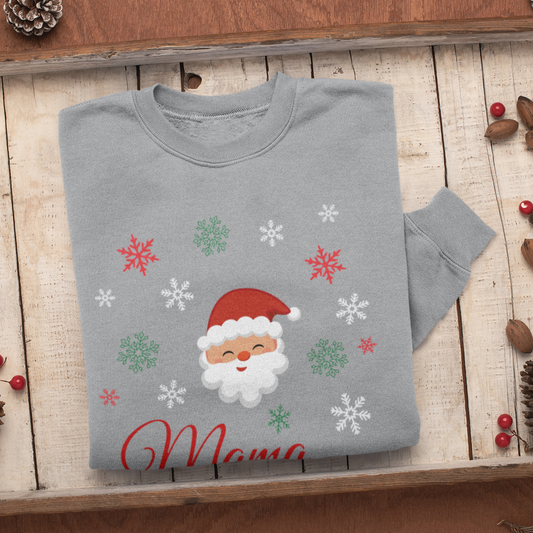 MAMA Claus Christmas Sweatshirt, Womens Christmas Sweatshirt, Christmas Sweatshirts for Women, Christmas Women,Merry Christmas Sweatshirt