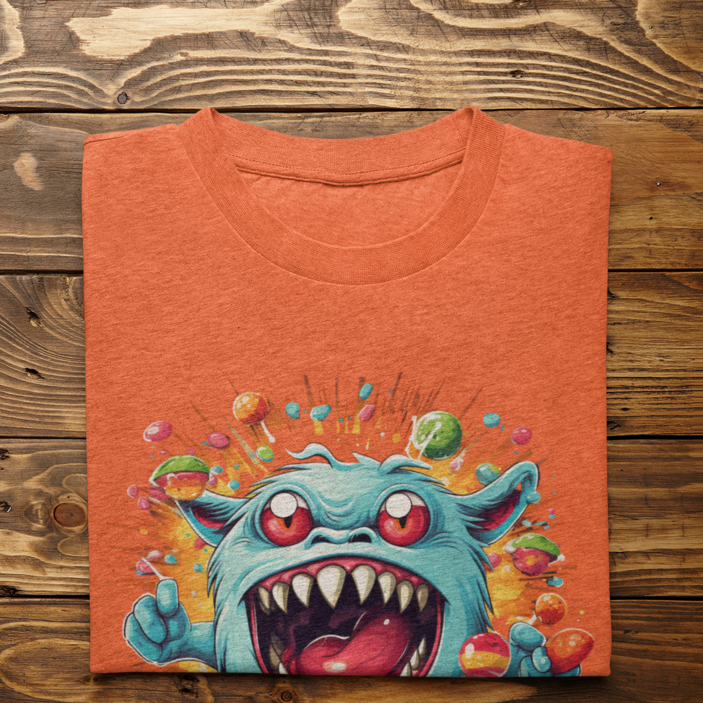 Candy Monster on the Loose, Retro Halloween Shirt, Retro Fall Shirt, Coffee shirt, Halloween Party, Mens Halloween, Kids Halloween shirt