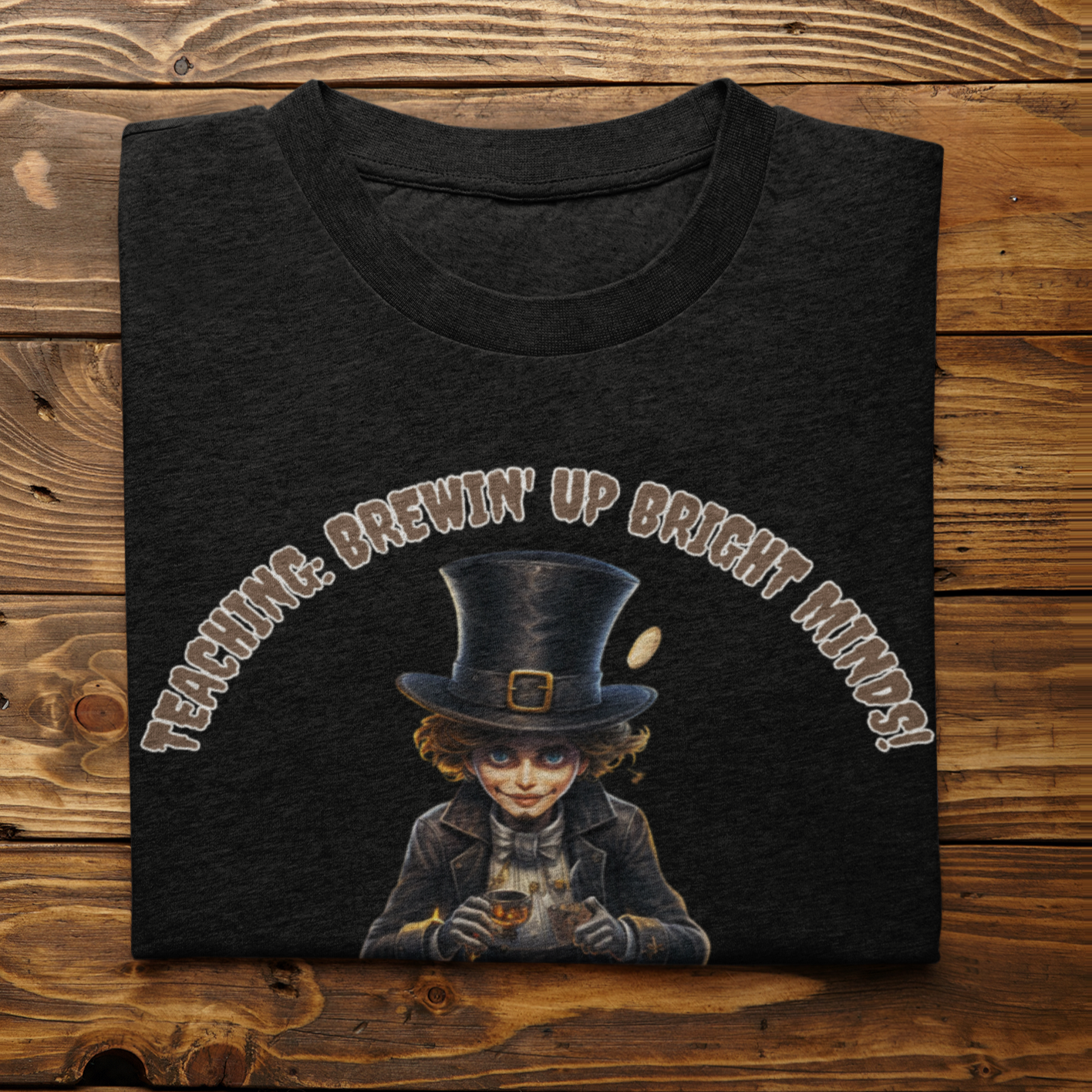 Teaching: Brewin' Up Bright Minds!, Retro Halloween Shirt, Retro Fall Shirt, Vintage Halloween,Womens Halloween, Mens Halloween,Witches Brew