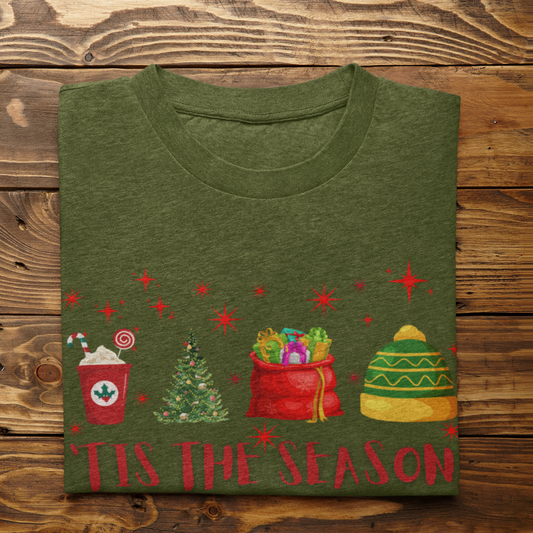 Tis The Season, Fall Coffee Shirt, Hot Coffee Shirt, Coffee Lovers Shirt, Fall Shirt, Pumpkin Latte Drink, Thanksgiving,Pumpkin Spice Shirt