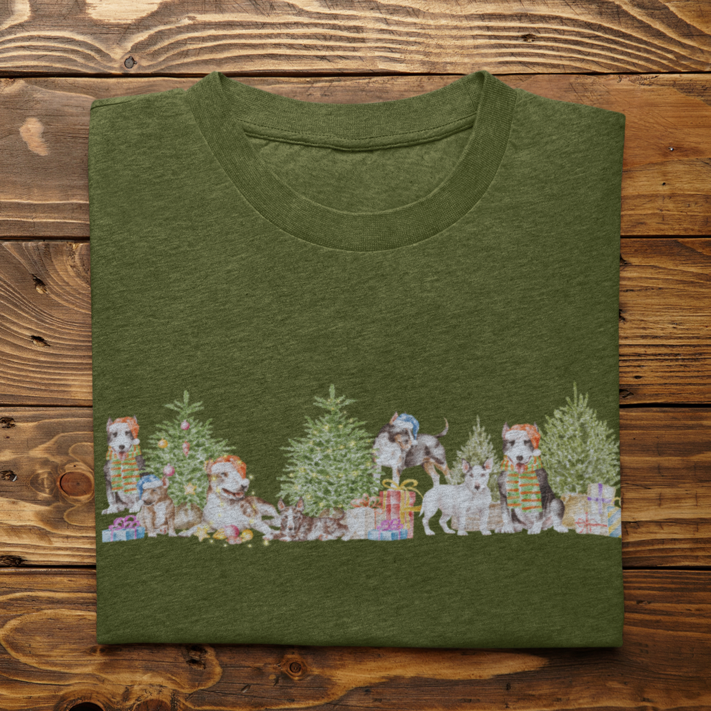 Christmas Dogs Sweatshirt, Dog Lover Sweater, Holiday Sweater, Christmas Shirt, Dog Gift, Cute Dogs, Gift for Dog Lover, Dog Mom Shirt