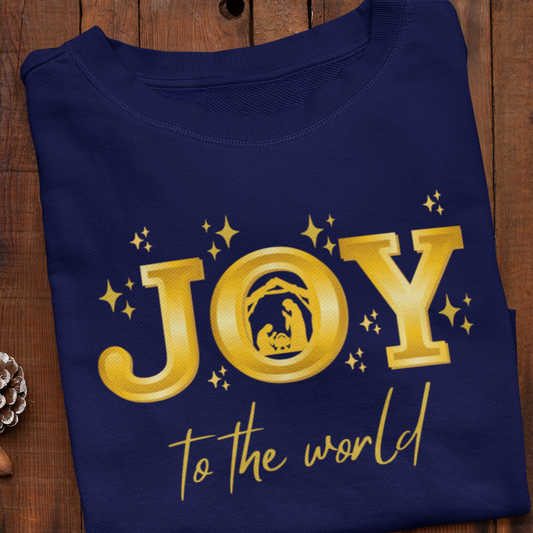 Joy To the World Sweatshirt, Christmas Sweatshirt, Joy Sweatshirt, Gift For Christmas, Peace Sweatshirt, Christmas Gift For Women