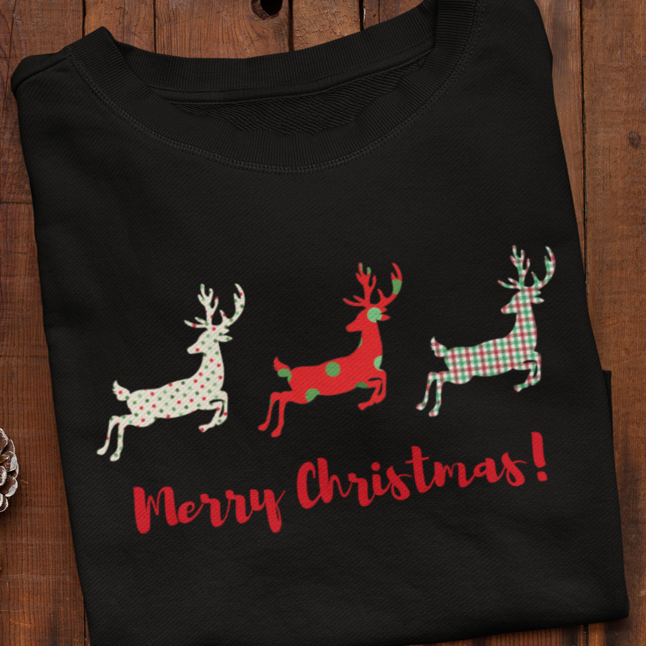 Buffalo Plaid Reindeer Christmas Sweatshirt,Reindeer Shirt,Peeping Reindeer Shirt,Merry Christmas Shirt,Christmas Family Shirt,Xmas Shirt