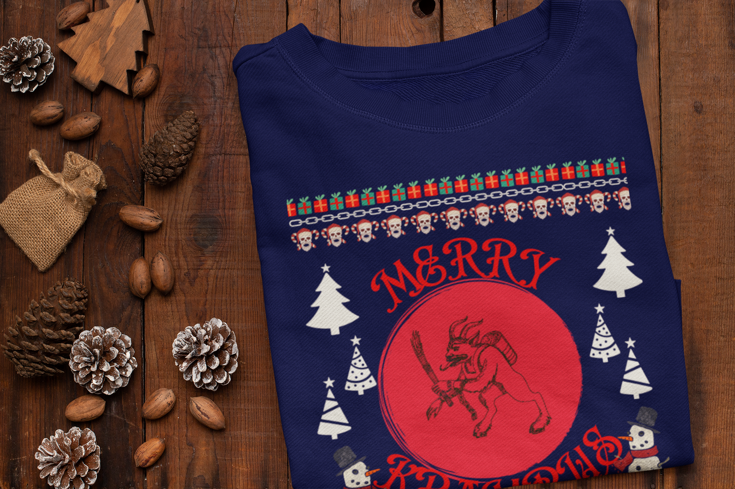 Krampus Sweatshirt, Merry Krampus Christmas Sweatshirt, Krampus Ugly Christmas Sweater, Krampus Sweatshirt, Krampus Shirt, Krampus Gifts