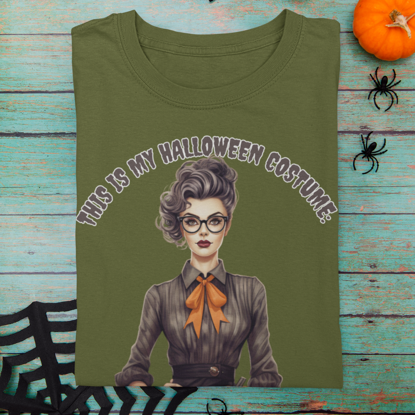 This Is My Halloween Costume: I'm an Educator!  Retro Halloween Shirt, Retro Fall Shirt, Vintage Halloween,Womens Halloween, Mens Halloween