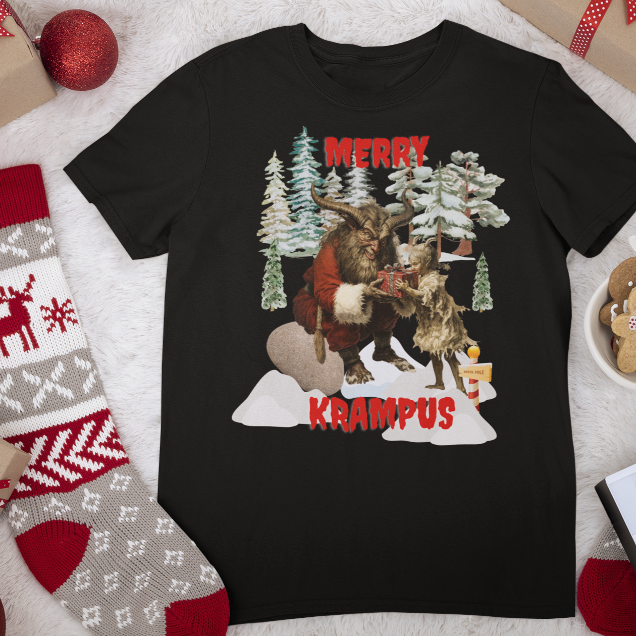 Krampus Ugly Christmas shirt, Christmas, Saint Nicholas, Chains, Austria, Croatia, Hungary, Germany, Goat shirt, Merry Krampus