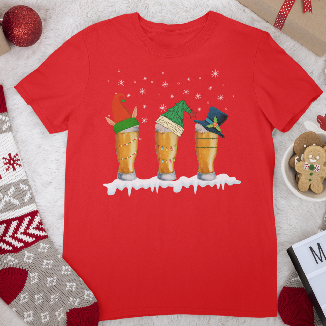 Christmas Beer Shirt, Christmas Drinking Shirt, Beer Lover Gift, Christmas Party Shirt, Christmas Spirit Shirt, Santa Beer Shirt, Xmas Gift